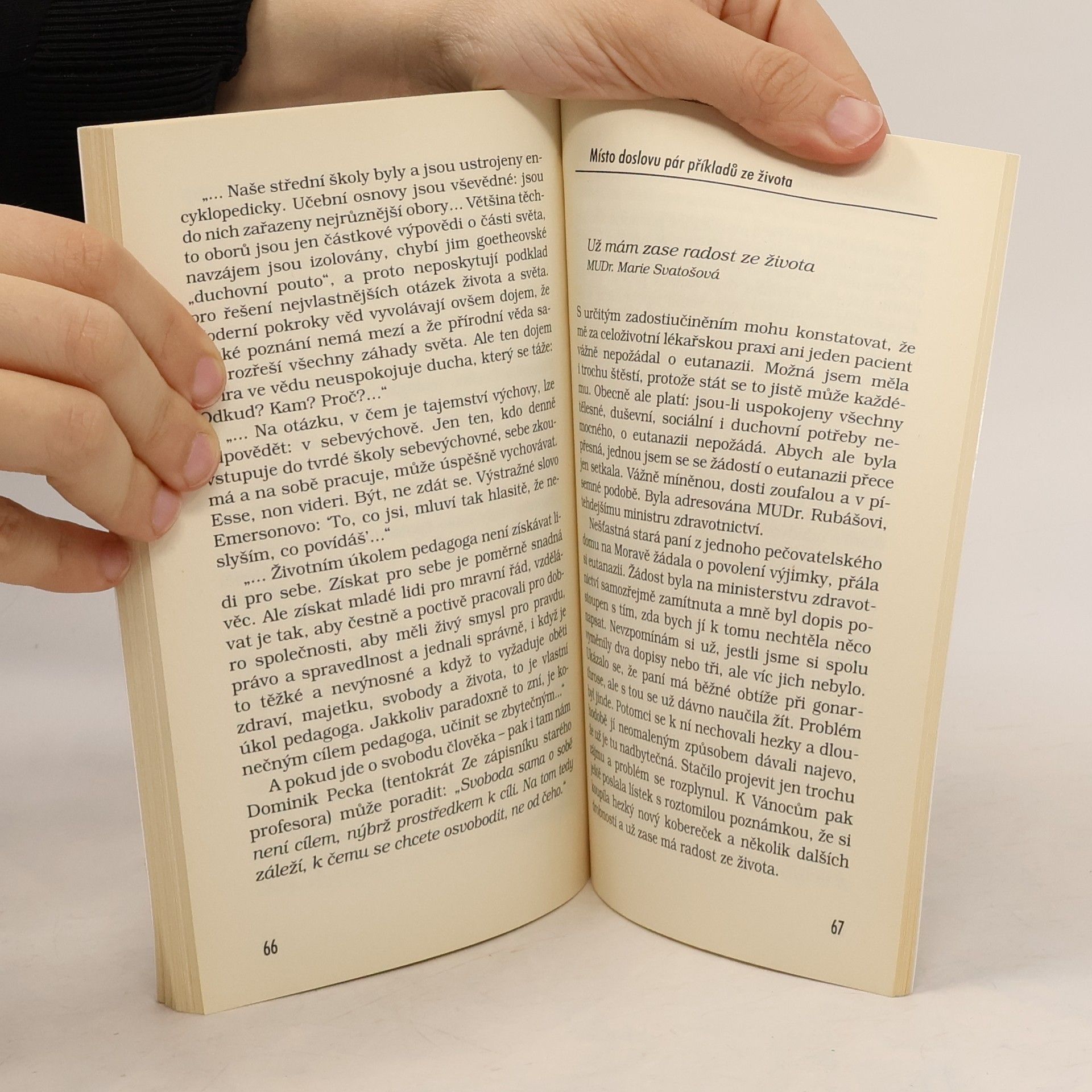 Various authors Proč ne eutanazii, aneb, Být či nebýt?