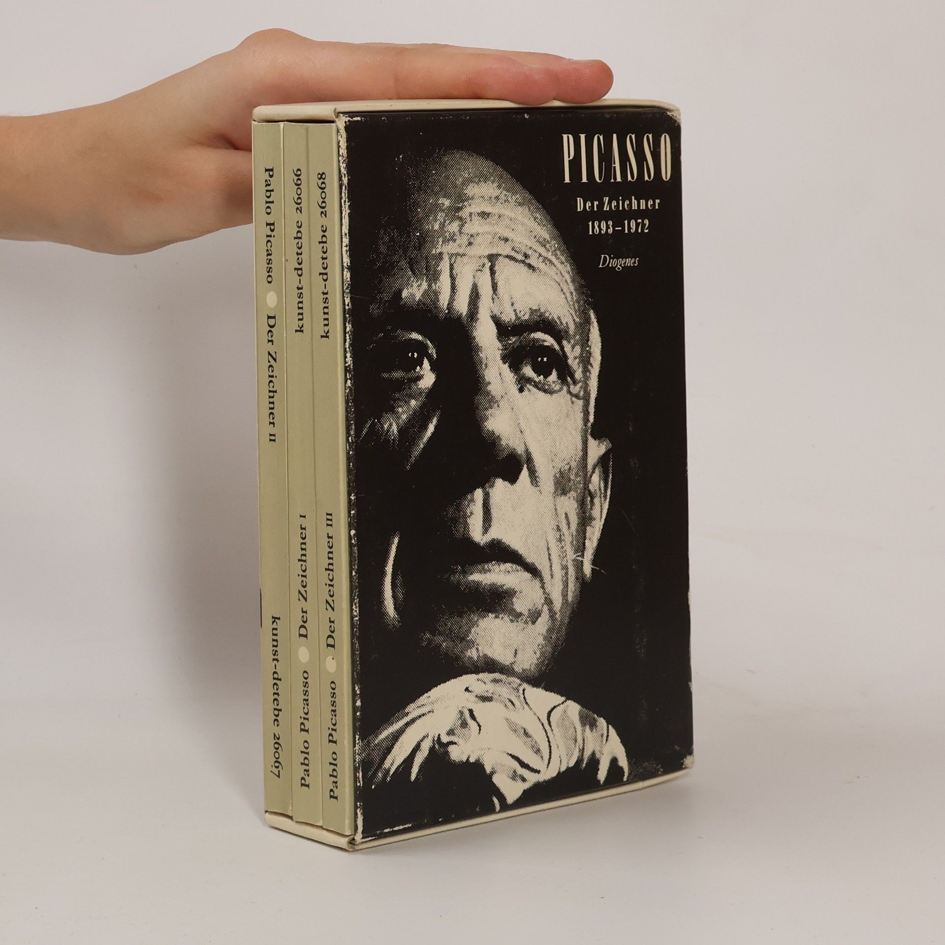 Pablo Picasso Der Zeichner 1893-1972, 3 Bde.. Die 300 schönsten Zeichnungen und Graphiken. Hrsg. v. Jean Jouvet