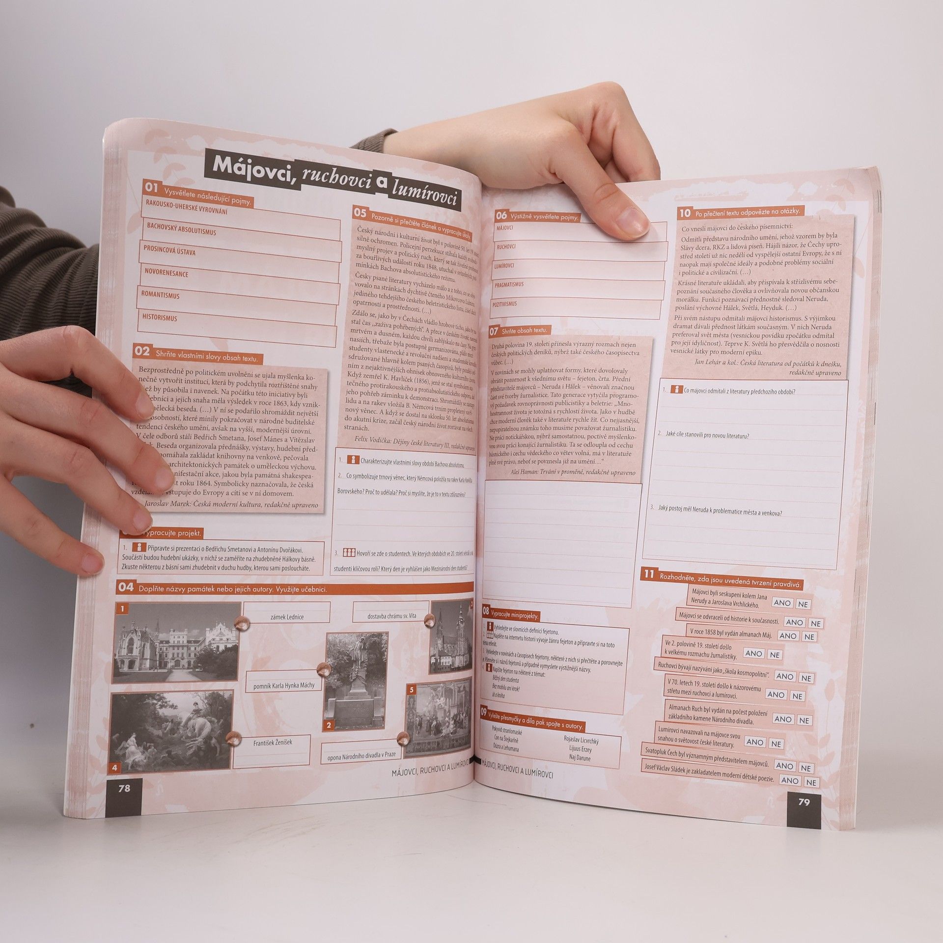 Kolektiv autorů Literatura pro 2. ročník středních škol. Pracovní sešit