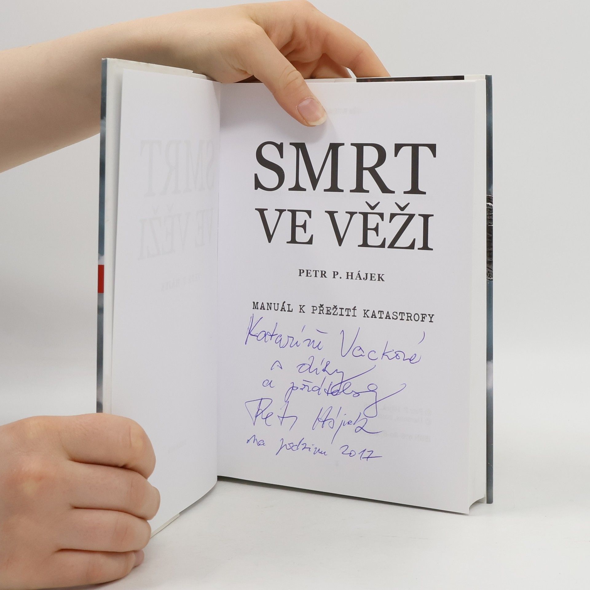 Petr P. Hájek Smrt ve věži : manuál k přežití katastrofy