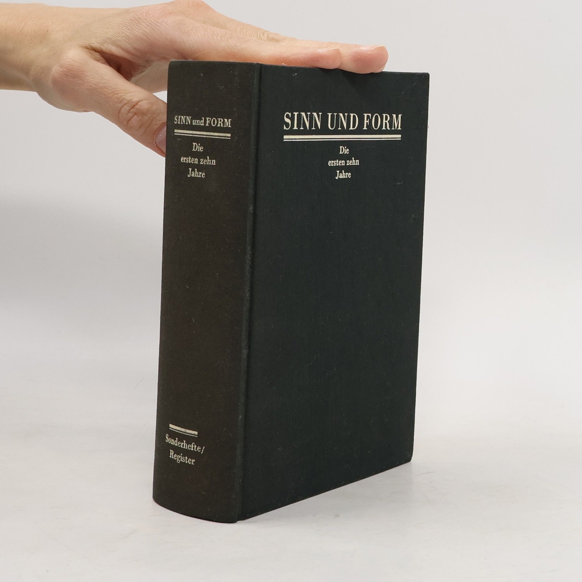 Various authors Sinn und Form IX. Die ersten zehn Jahre