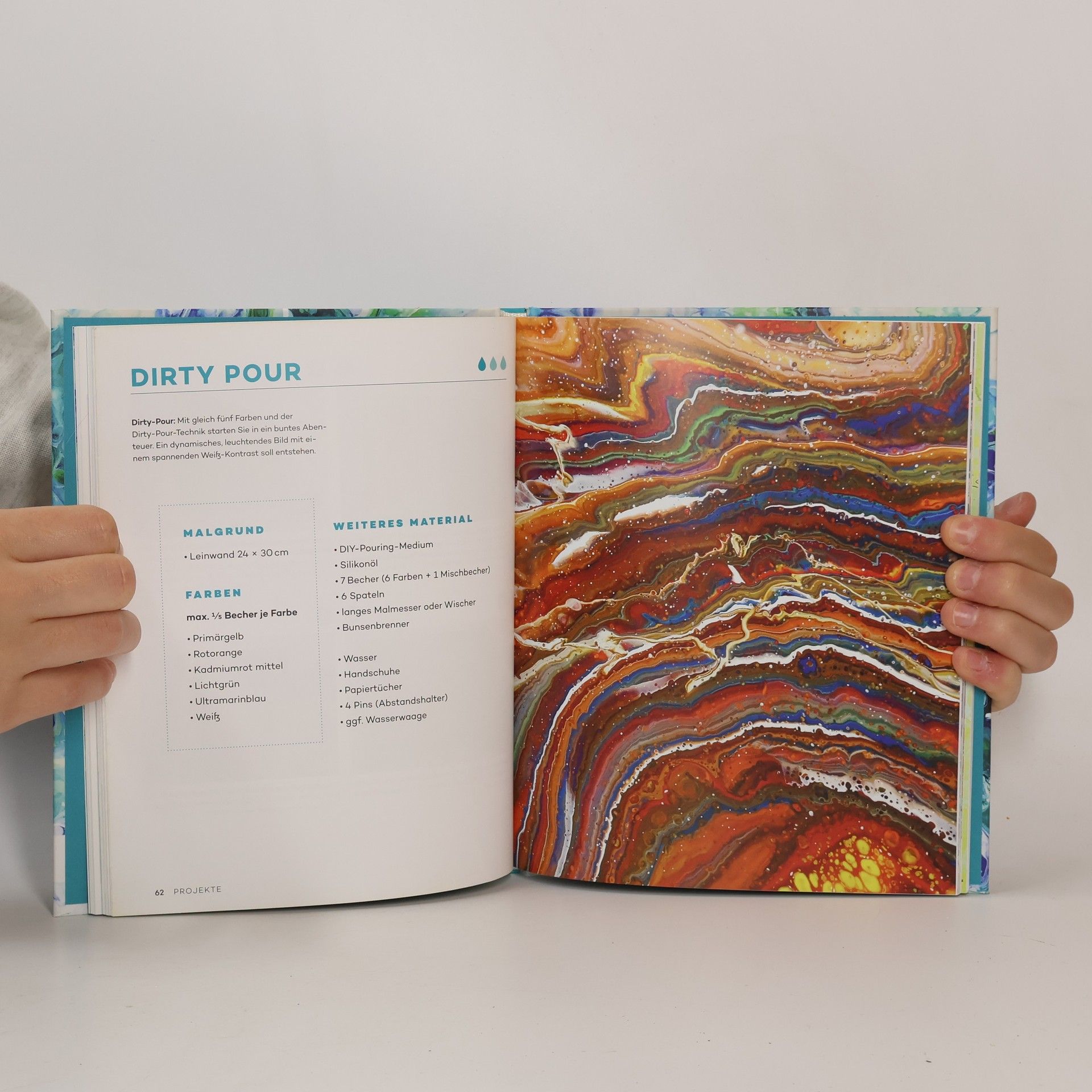 Autores varios Pouring & Fluid Painting