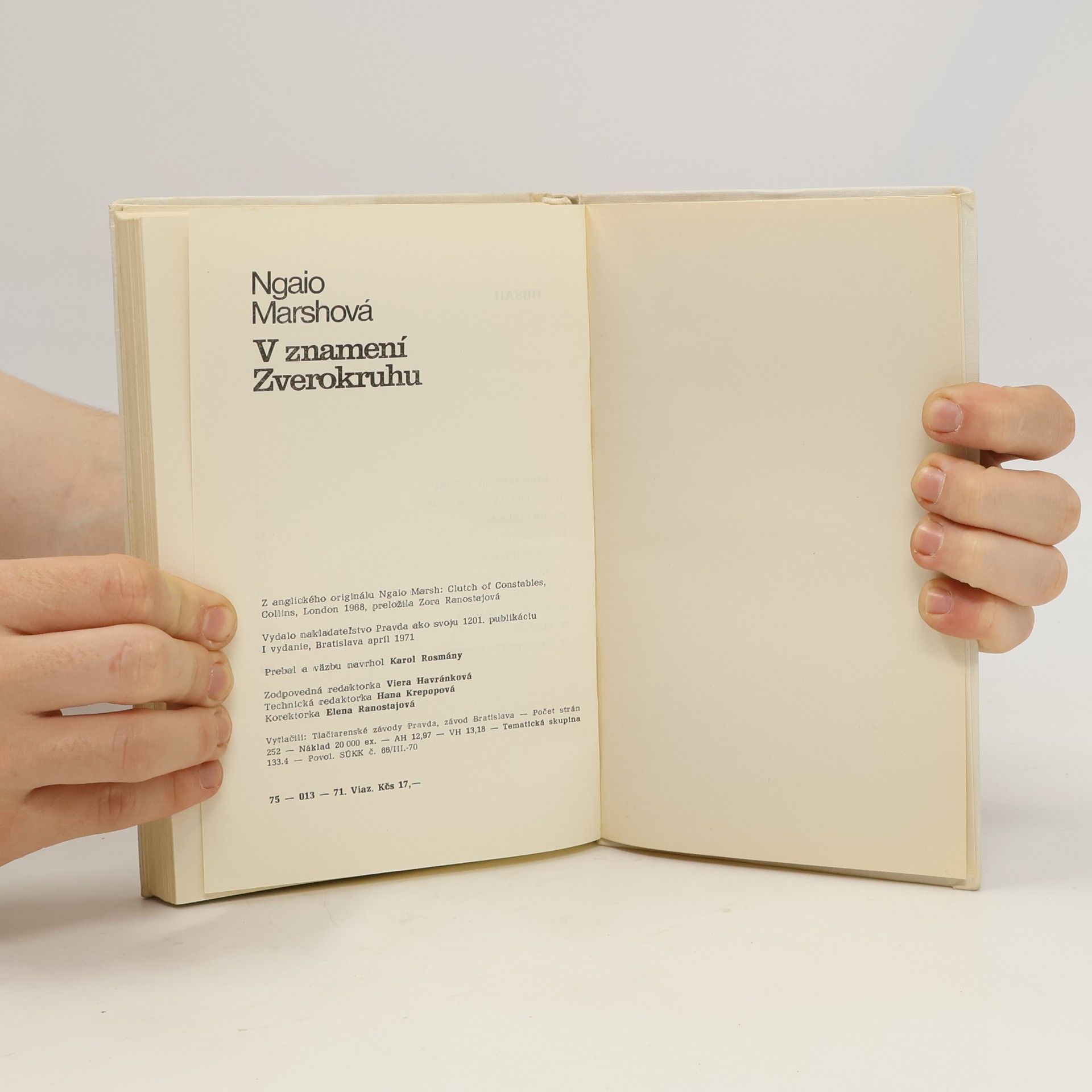 Ngaio Marsh V znamení zverokruhu