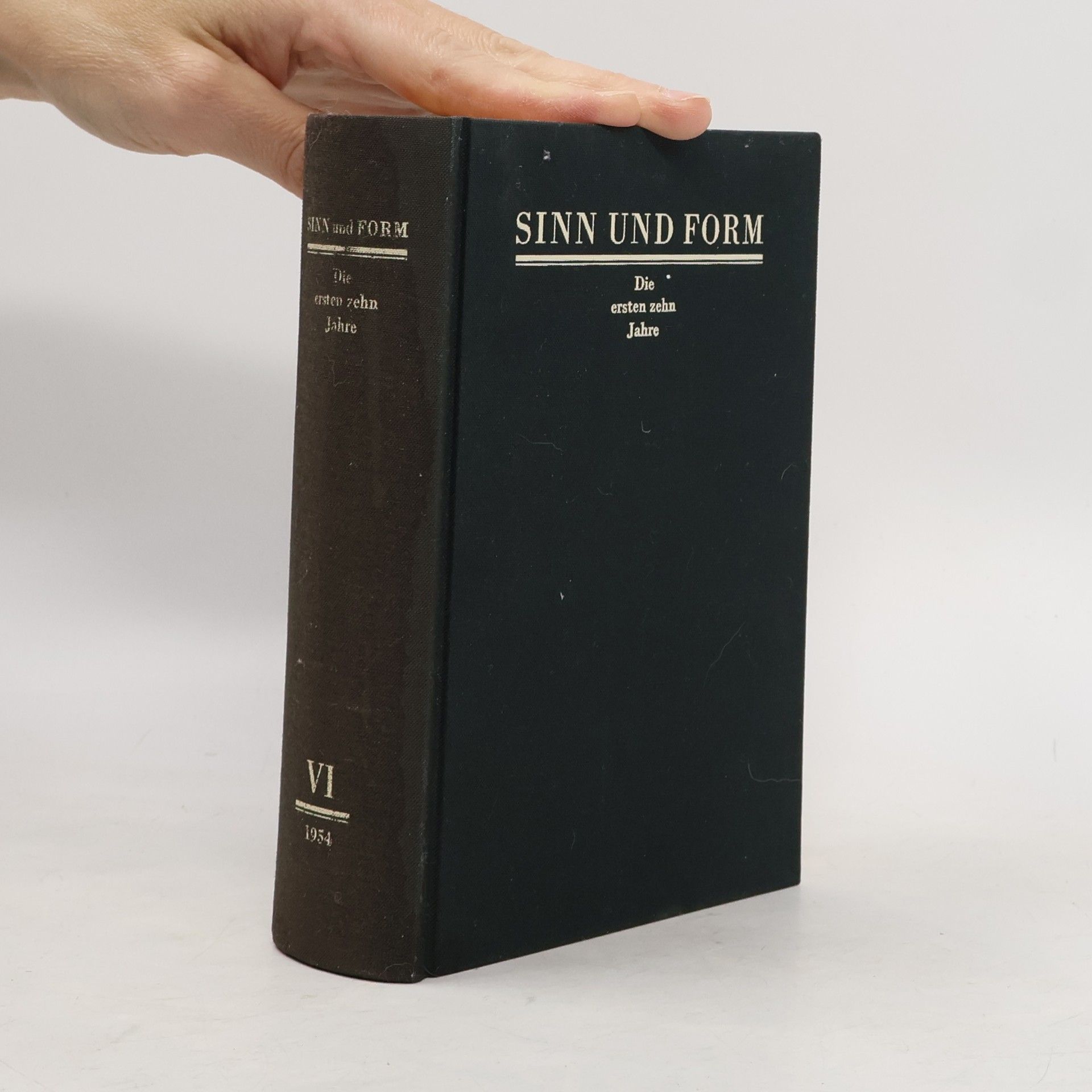 Various authors Sinn und Form VI. Die ersten zehn Jahre