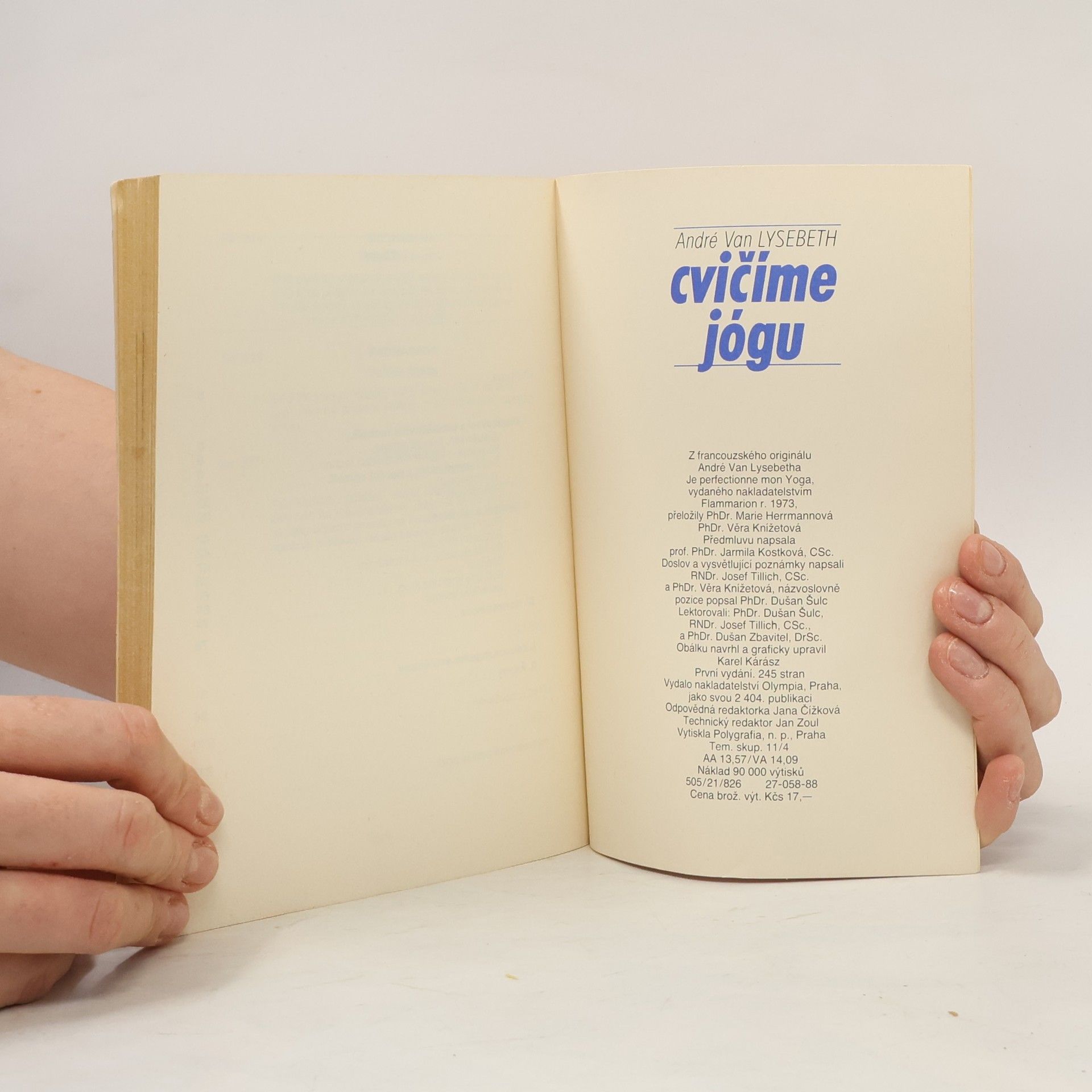André Van Lysebeth Cvičíme jógu