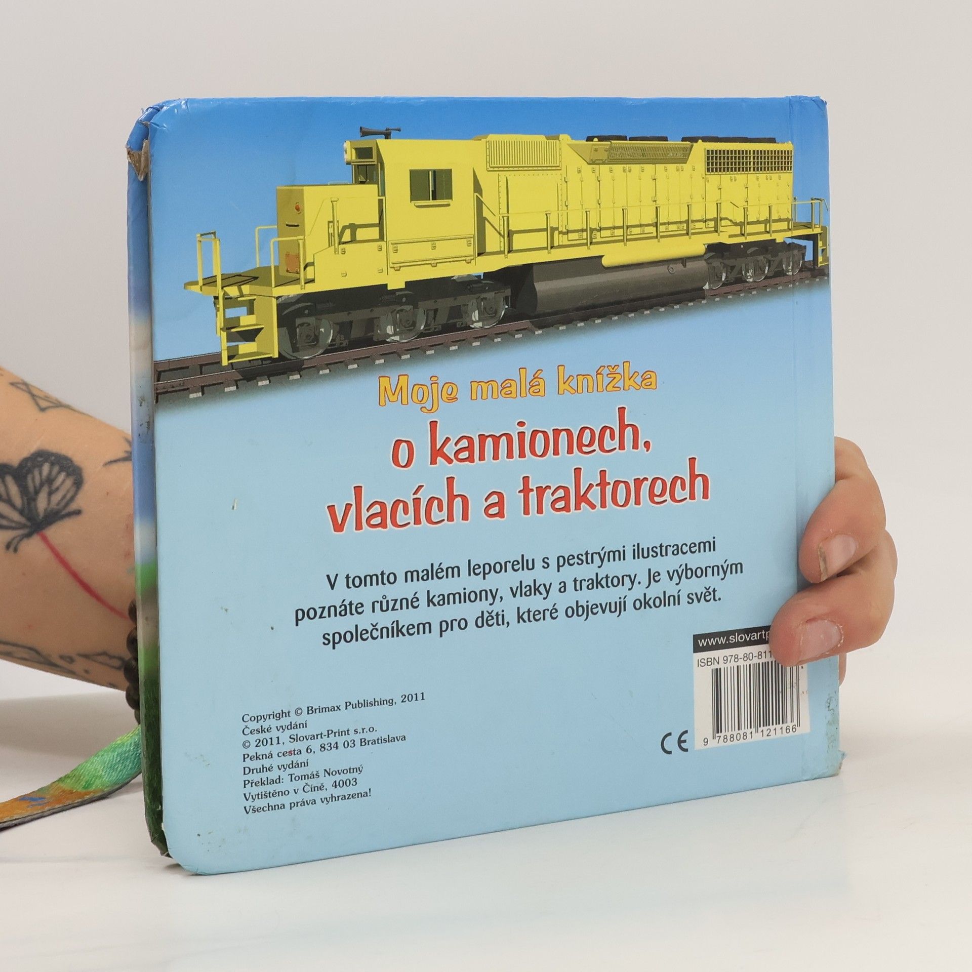 Tomáš Novotný Moje malá knížka o kamionech, vlacích a traktorech