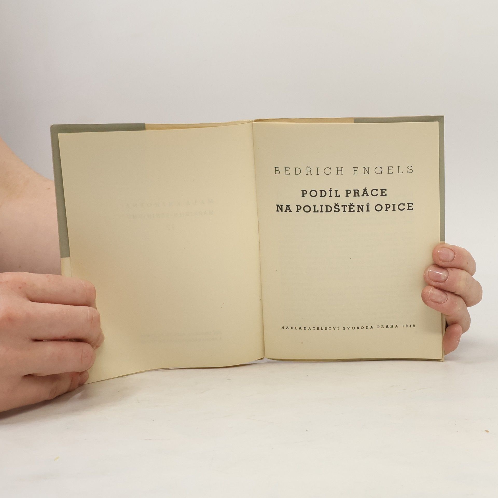 Friedrich Engels Podíl práce na polidštění opice