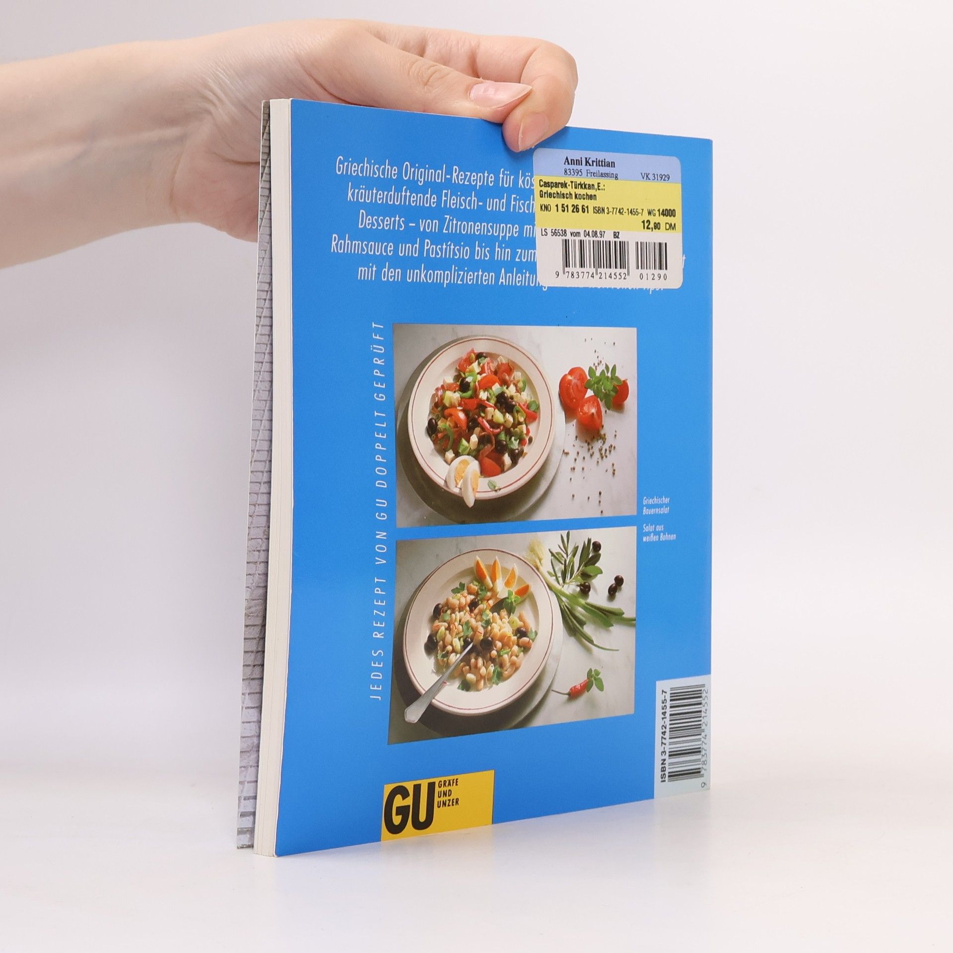 Erika Casparek Griechisch kochen
