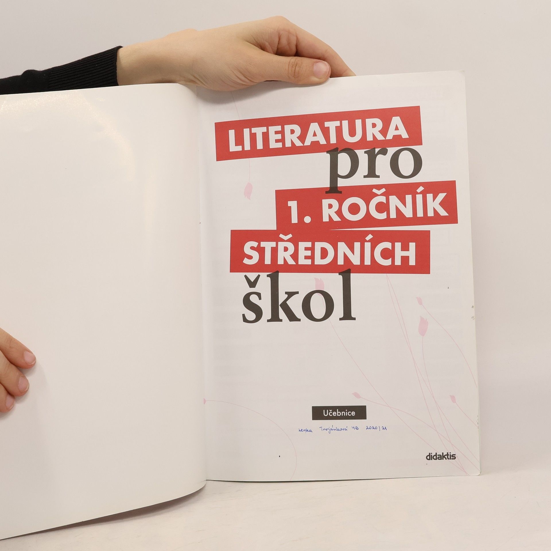 Renata Bláhová Literatura pro 1. ročník středních škol