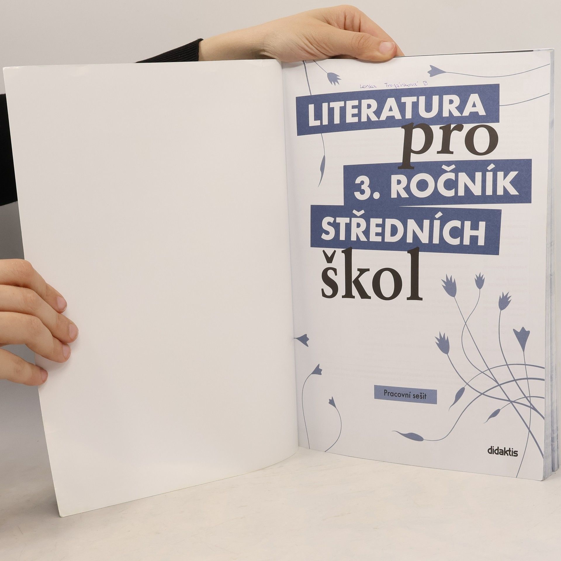 Lukáš Andree Literatura pro 3. ročník středních škol. Pracovní sešit