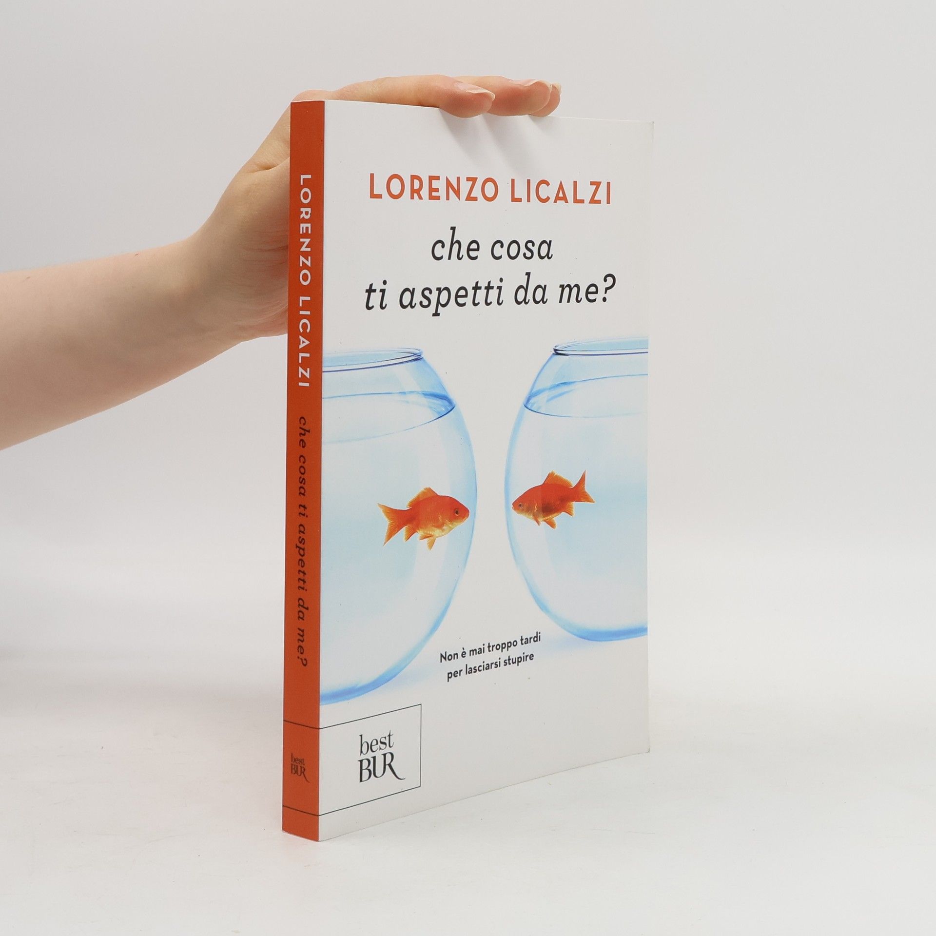 Lorenzo Licalzi BUR Narrativa: Che cosa ti aspetti da me?