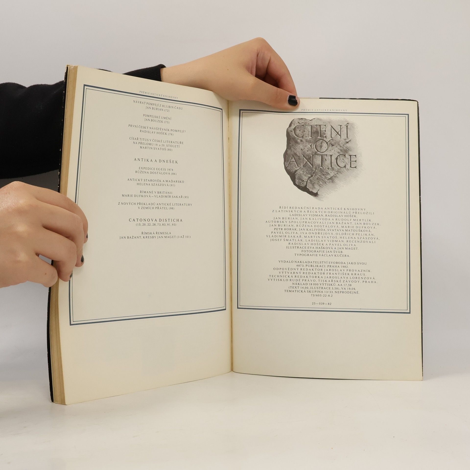 Autorenkollektiv Čtení o Antice 1980-1981