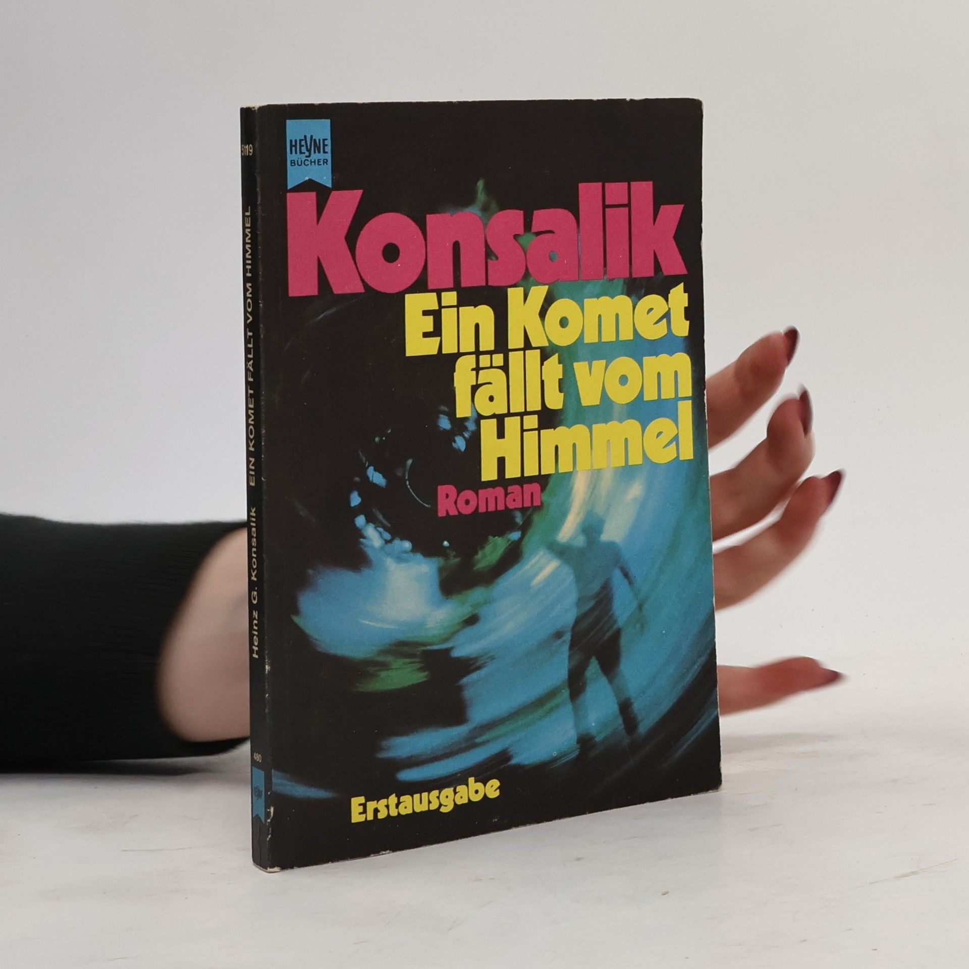 Ein Komet fällt vom Himmel
