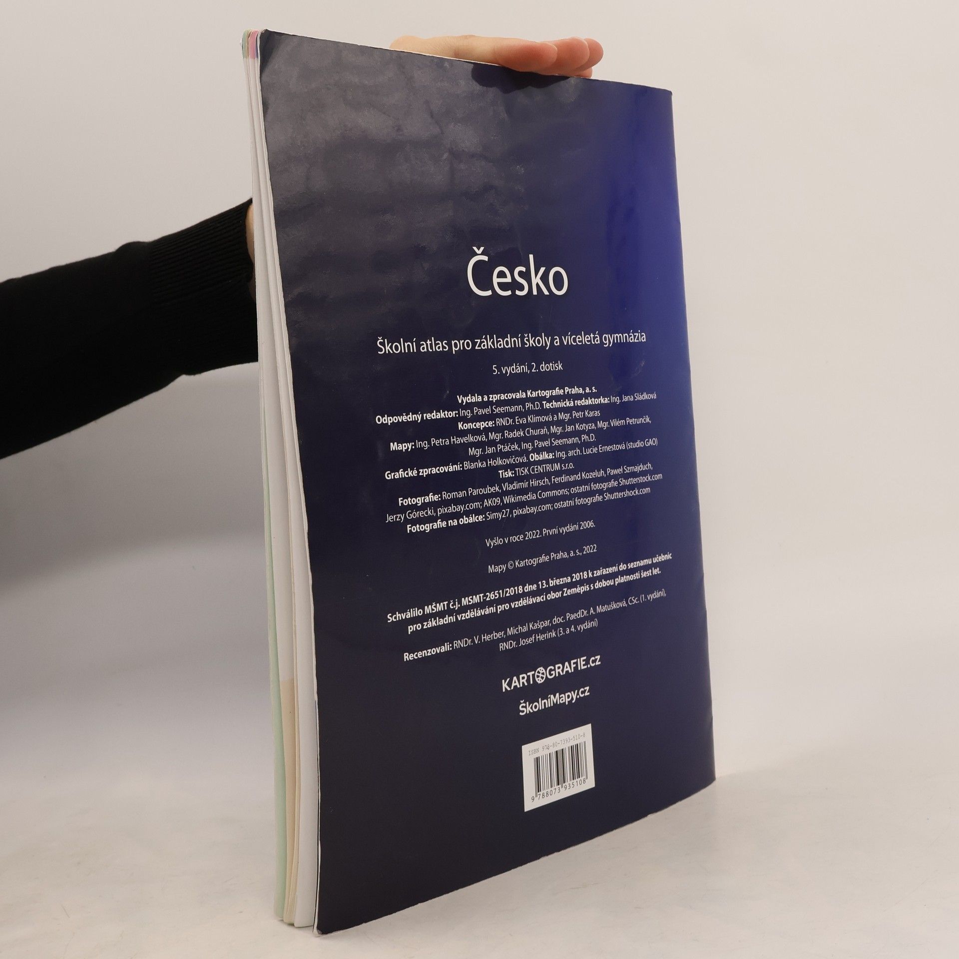 Auteurscollectief Česko: školní atlas pro základní školy a víceletá gymnázia