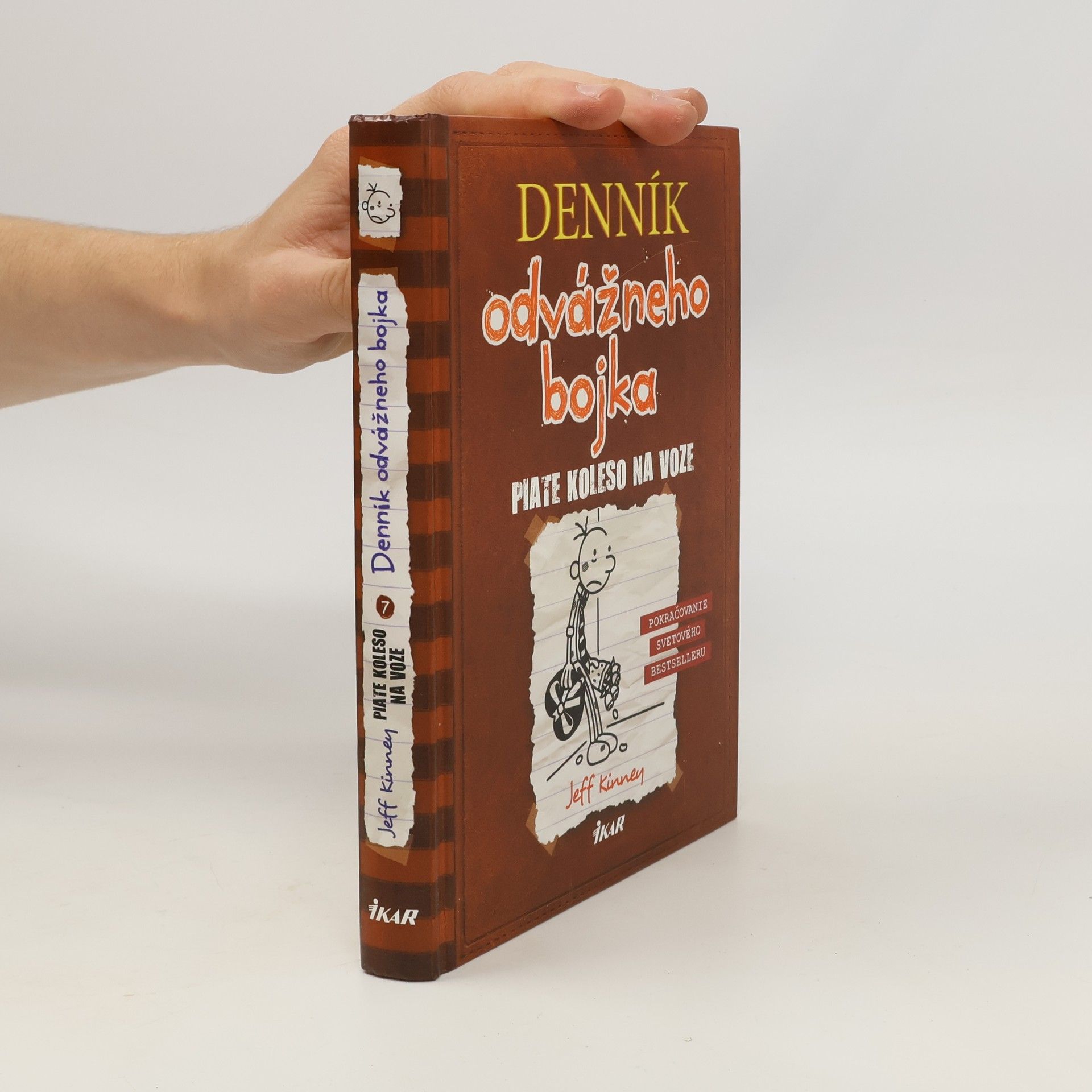 Jeff Kinney Denník odvážneho bojka 7. Piate koleso na voze