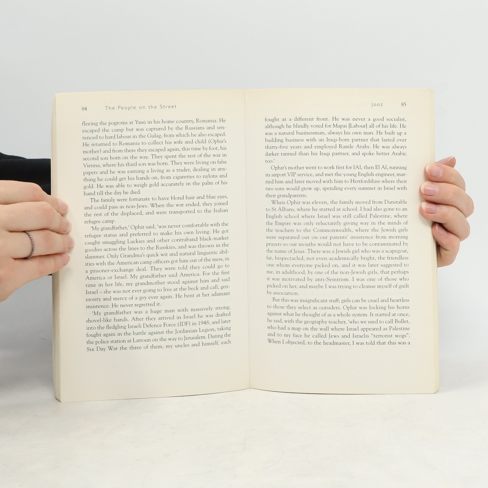 Linda Grant The People on the Street: A Writer's View of Israel