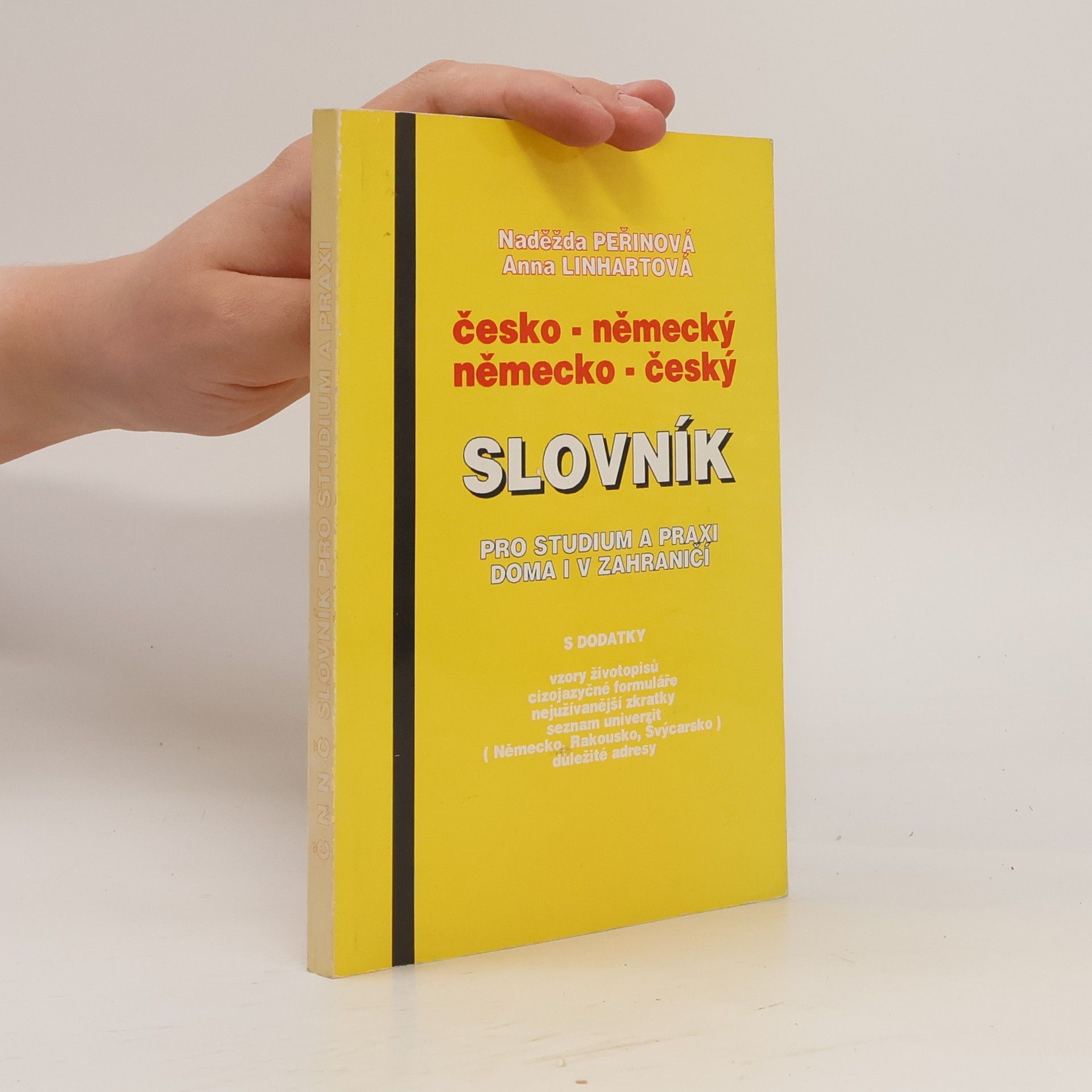 Anna Fidlerová Česko-německý a německo-český slovník pro studium a praxi doma i v zahraničí s dodatky