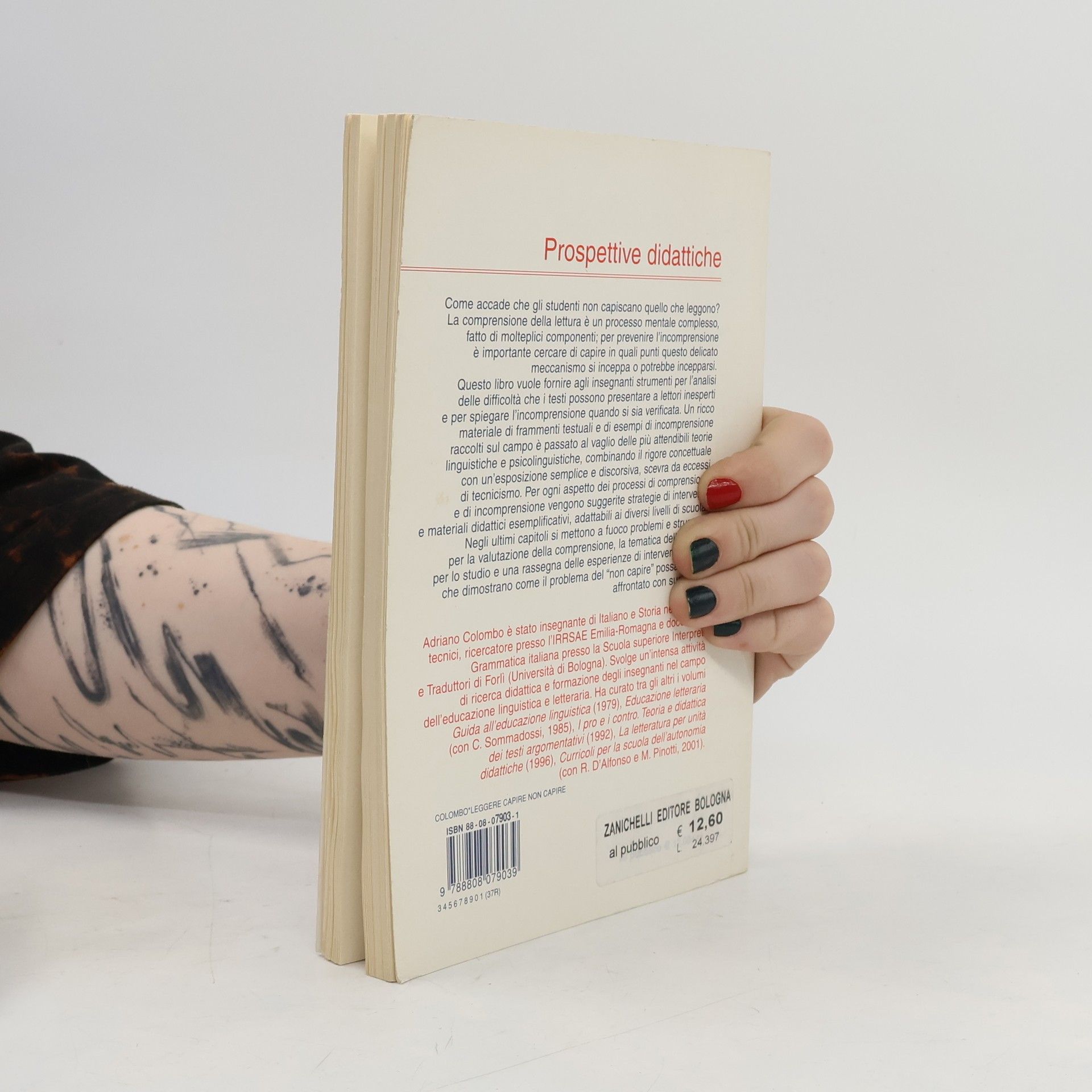 Adriano Colombo Prospettive didattiche: Leggere, capire e non capire