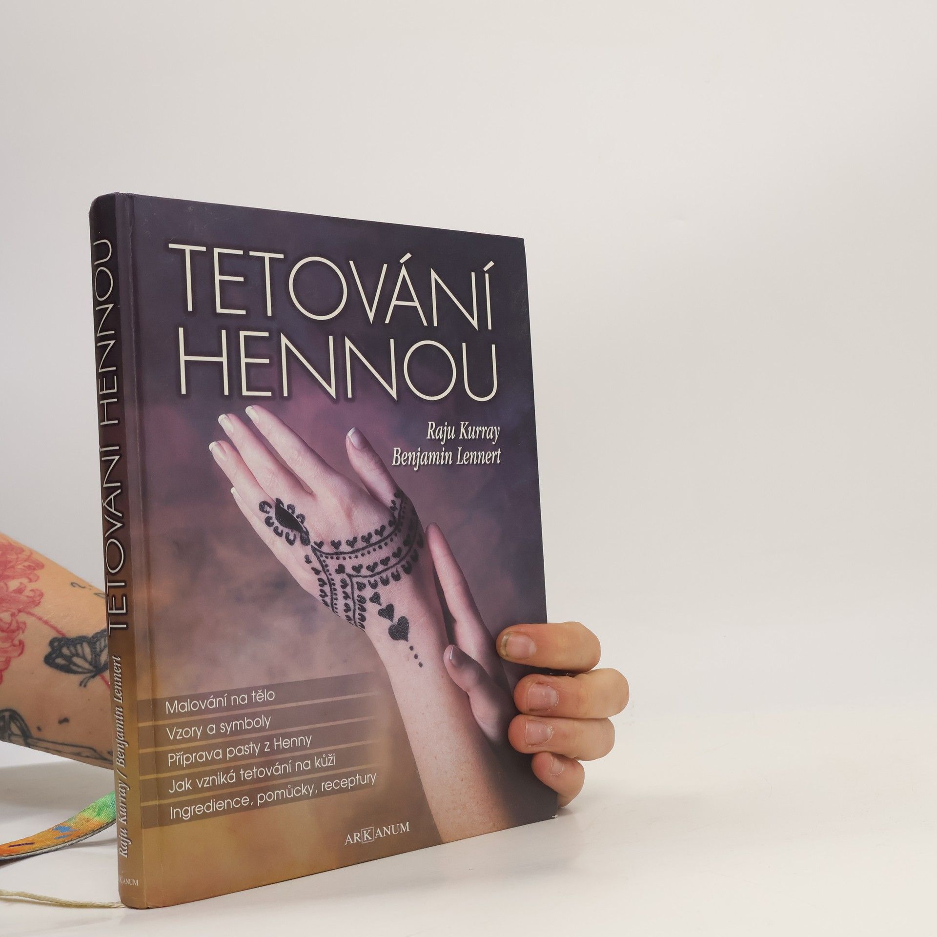 Benjamin Lennert Tetování Hennou