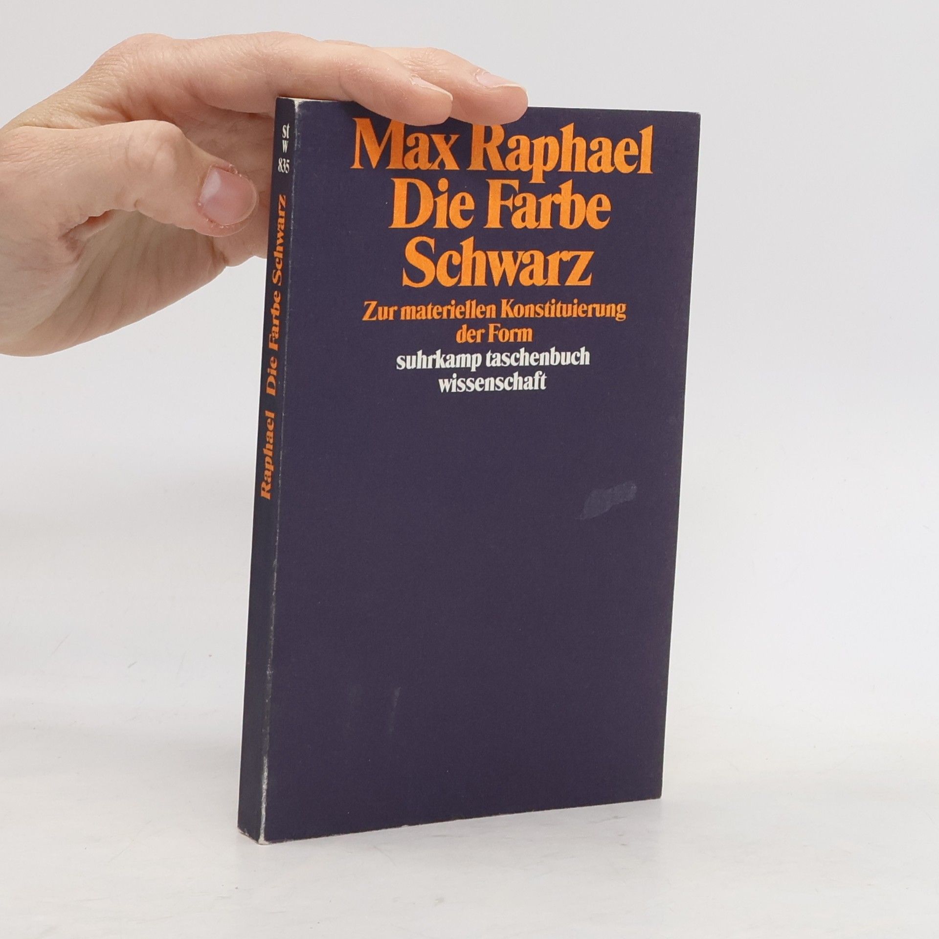 Max Raphael Die Farbe Schwarz