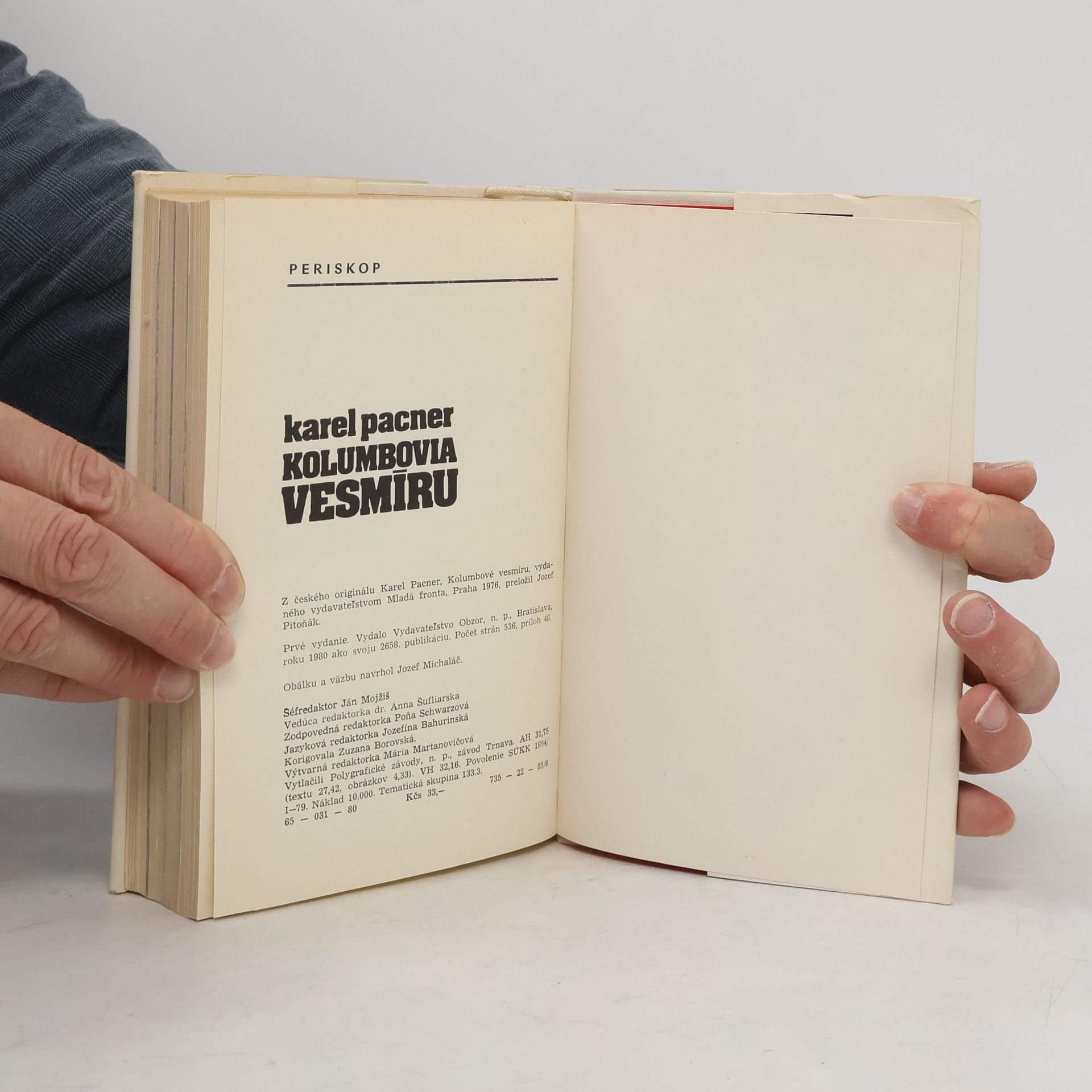 Karel Pacner Kolumbovia vesmíru