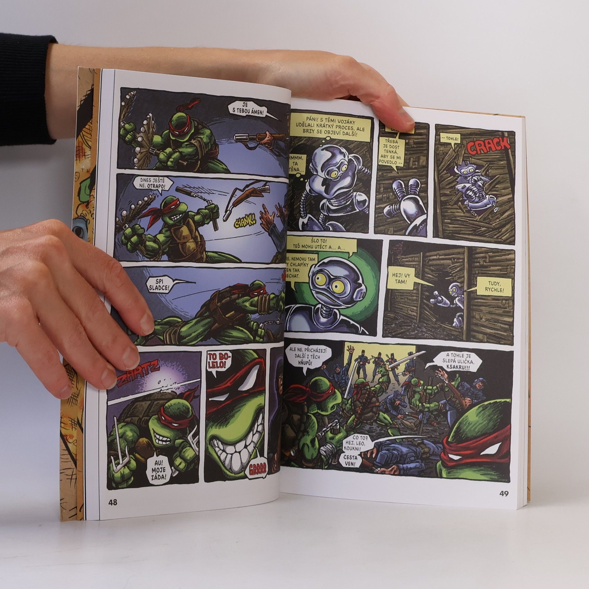 Kevin B. Eastman Želvy Ninja Eastmana a Lairda. Menu číslo 2