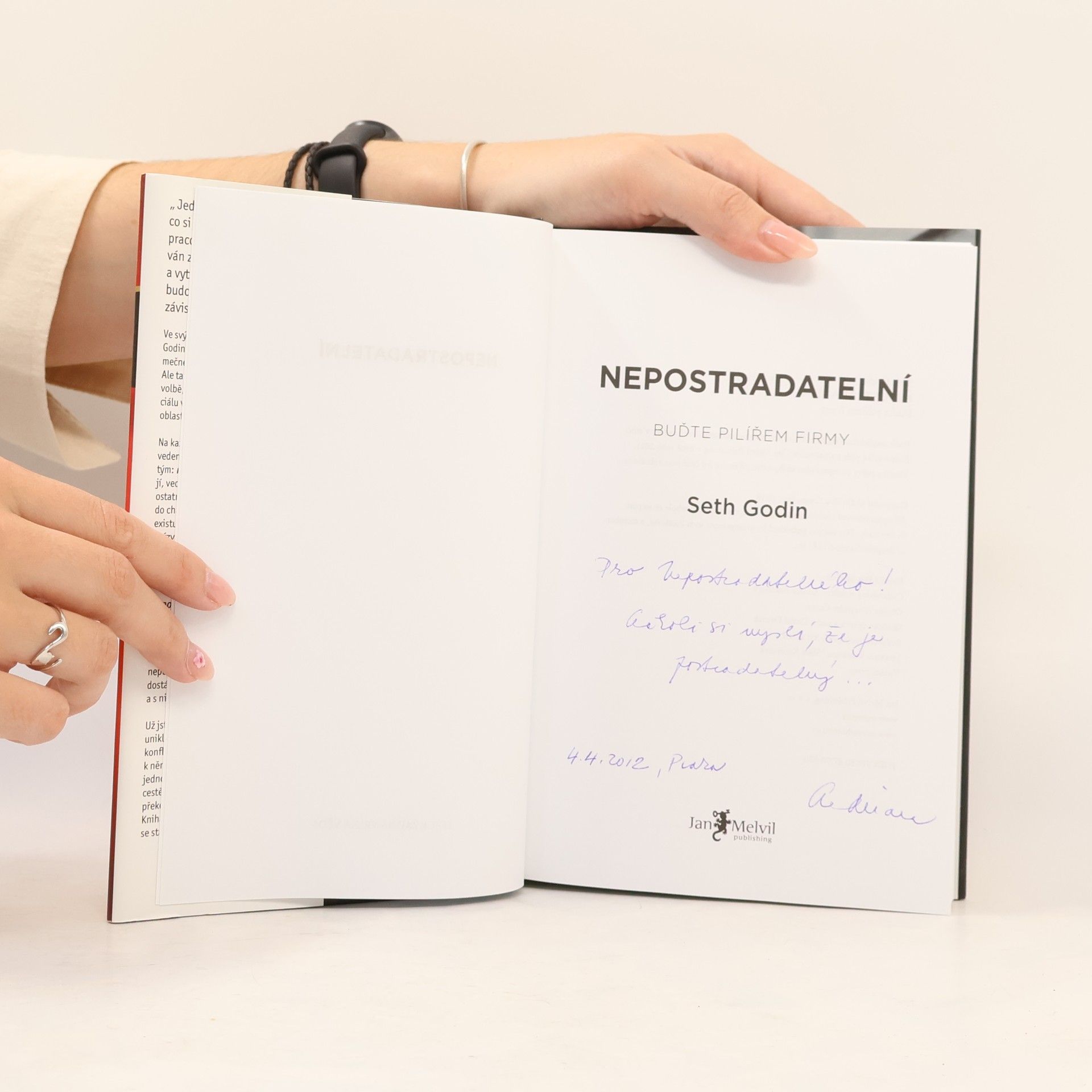 Seth Godin Nepostradatelní. Buďte pilířem firmy