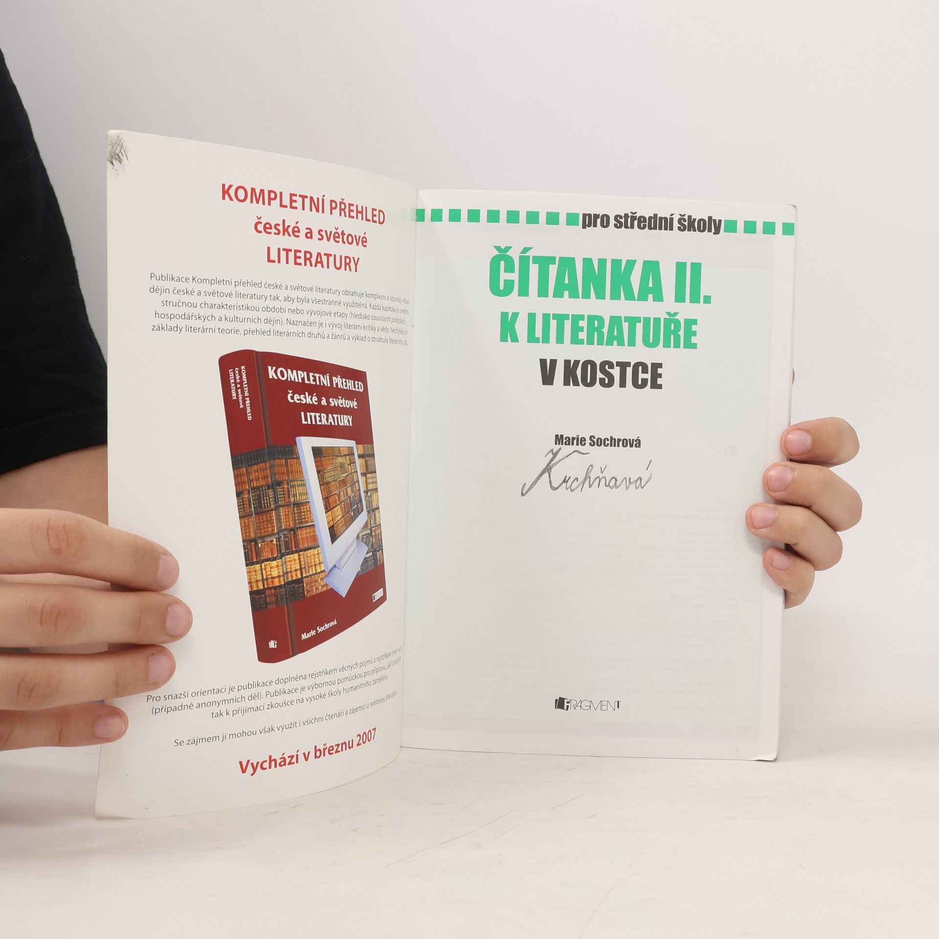 Marie Sochrová Čítanka II. k Literatuře v kostce