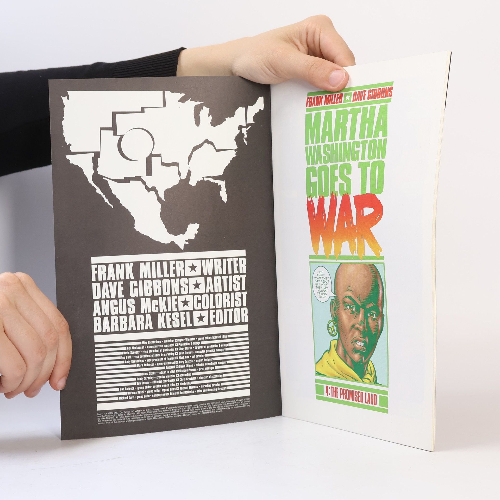 Frank Miller Martha Washington goes to war
