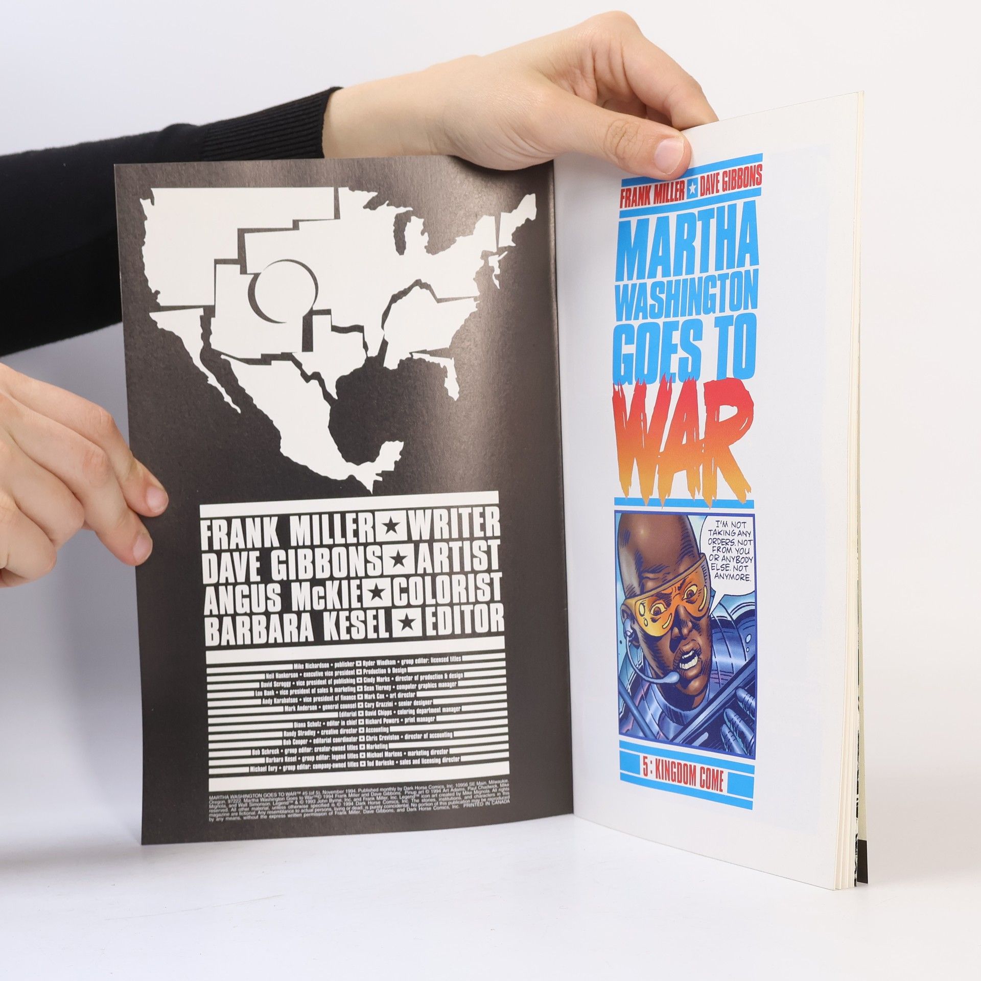 Frank Miller Martha Washington goes to War 5 of 5
