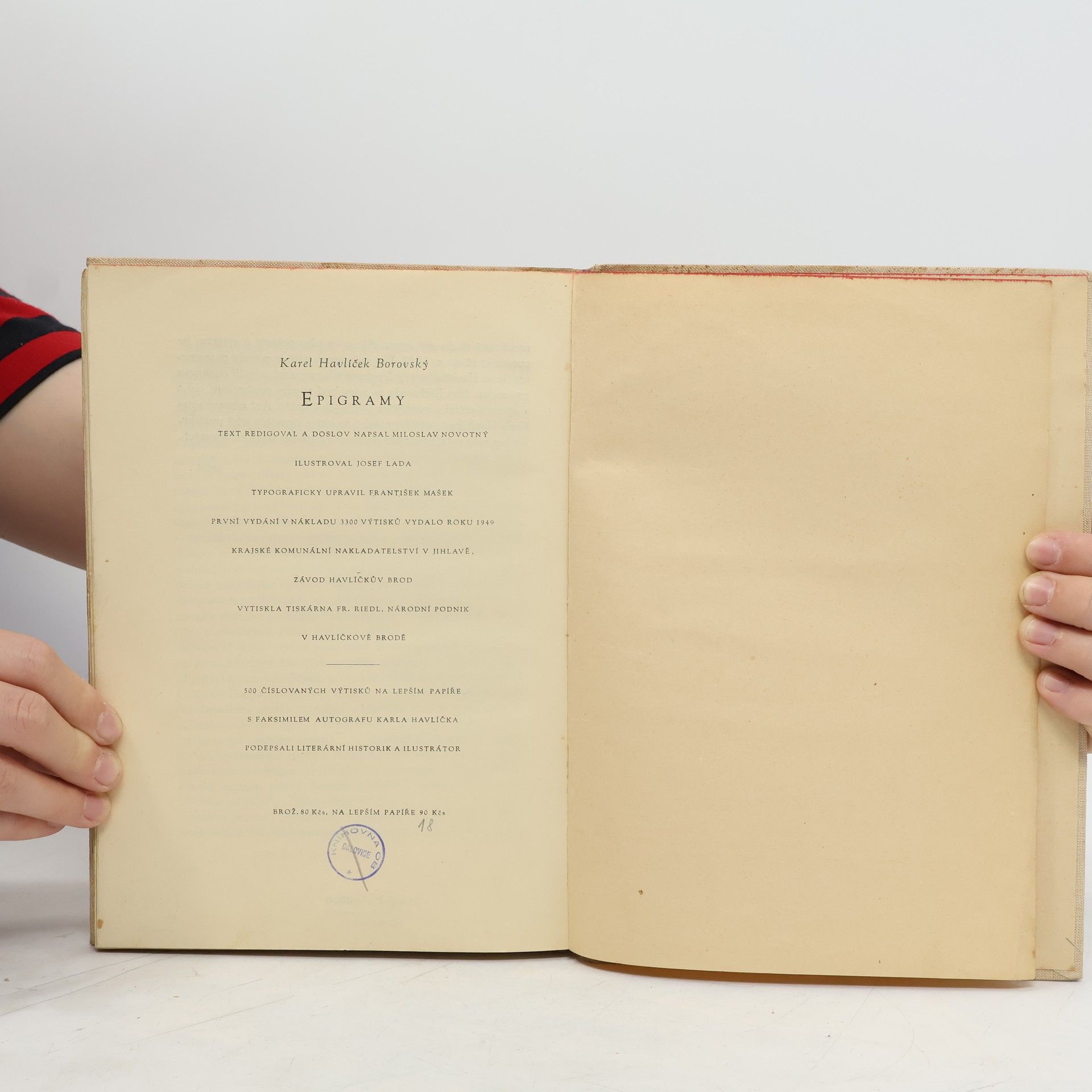 Karel Havlíček Borovský Epigramy