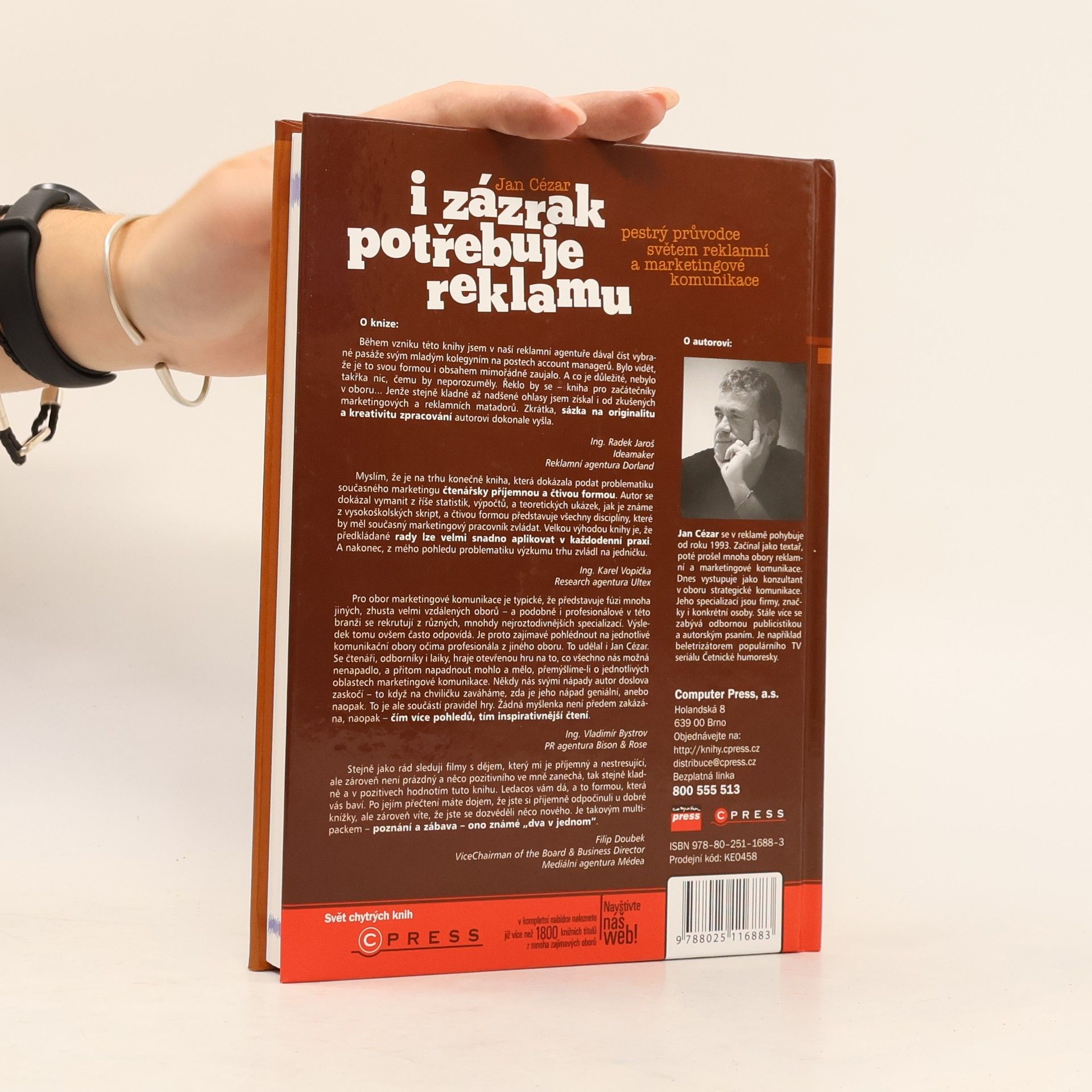 Jan Cézar I zázrak potřebuje reklamu