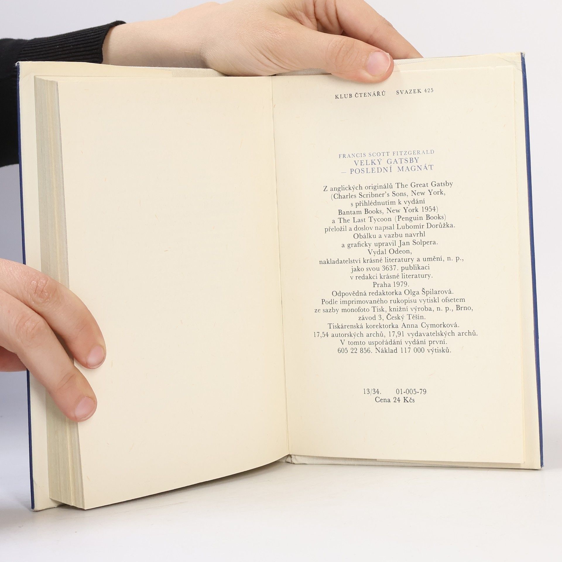 F. Scott Fitzgerald Velký Gatsby. Poslední magnát