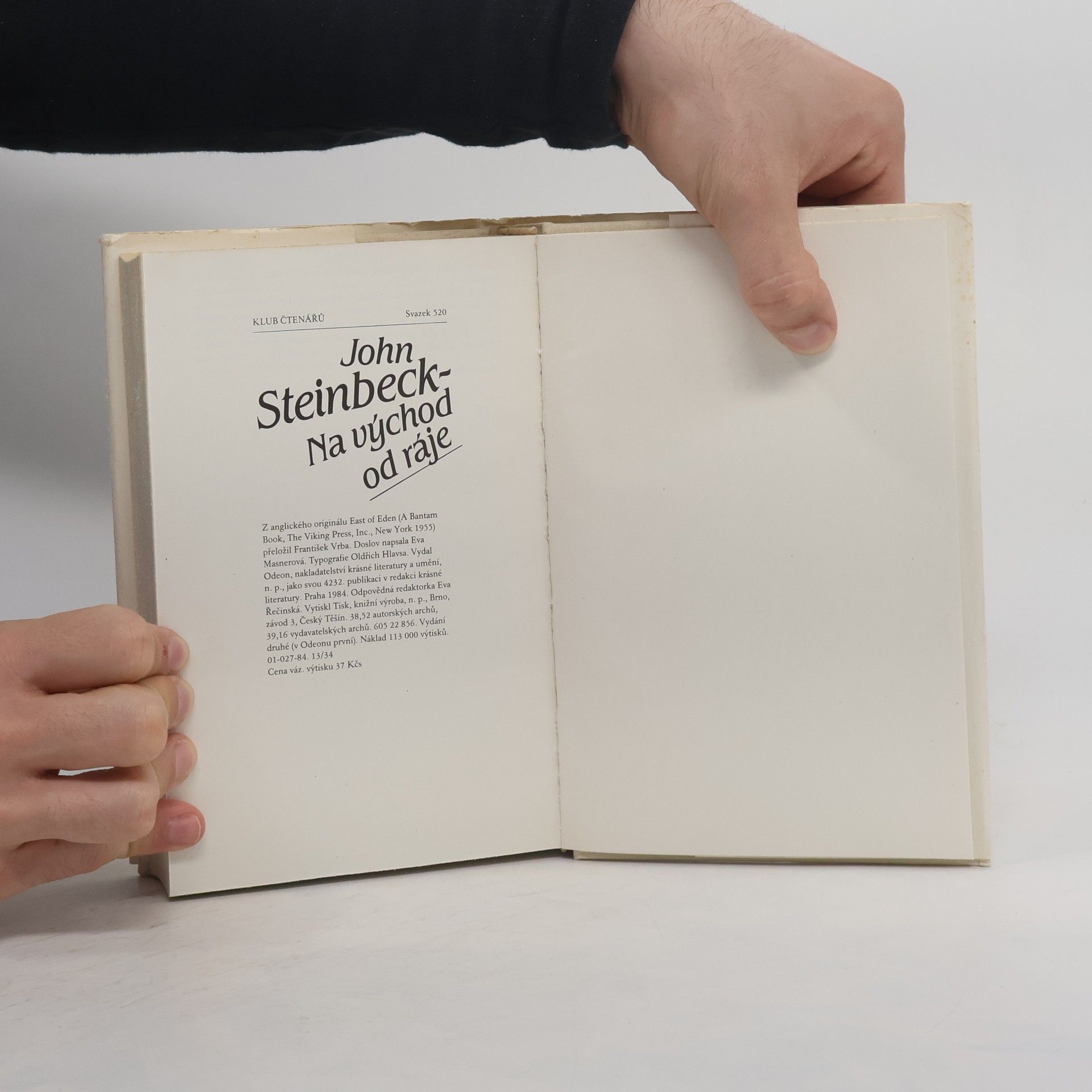 John Steinbeck Na východ od ráje