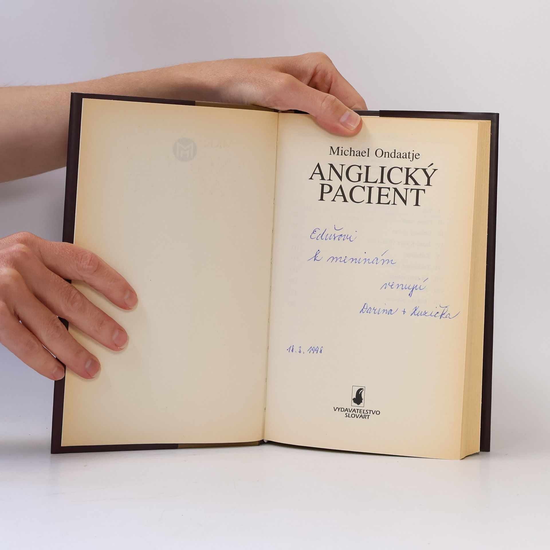 Michael Ondaatje Anglický pacient