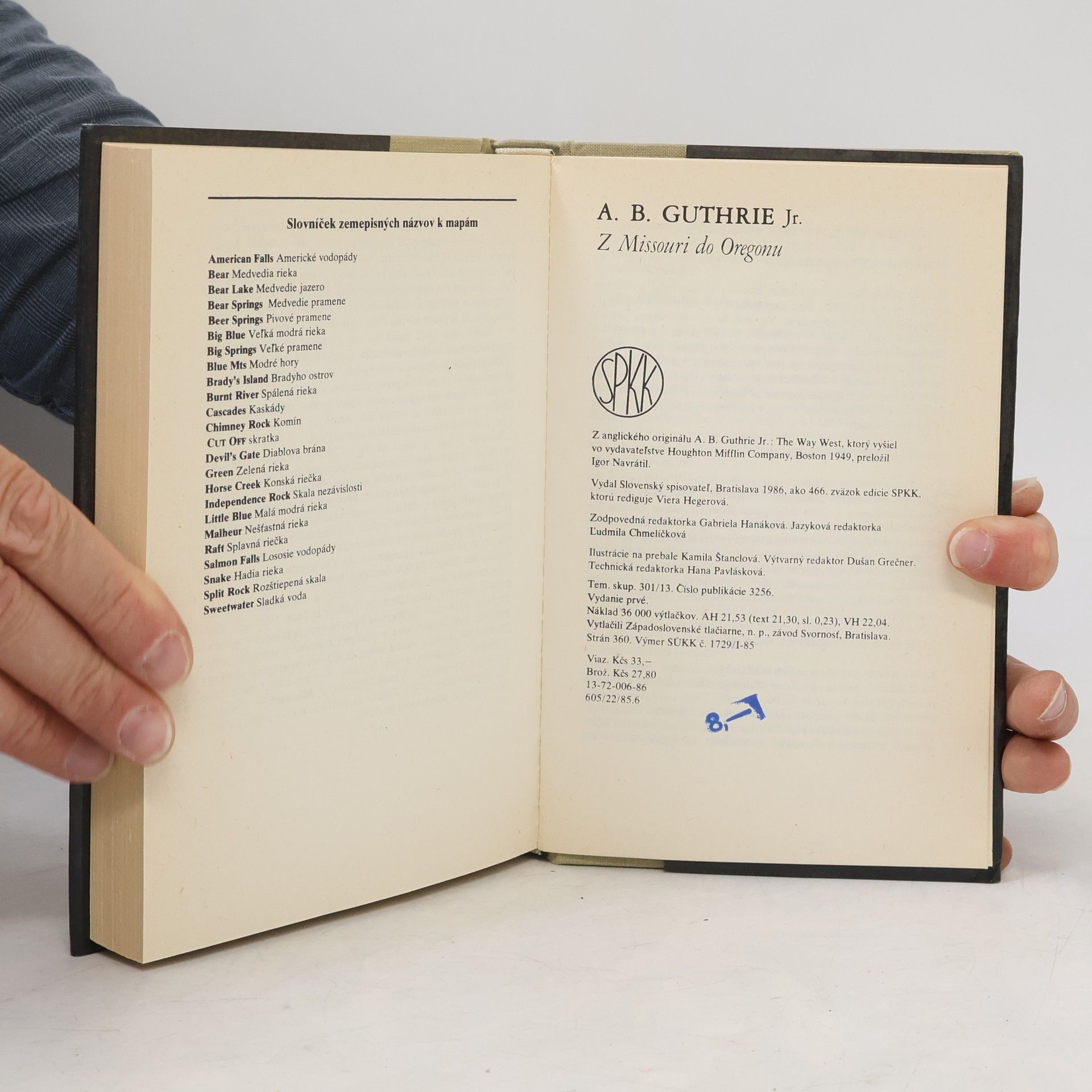 Alfred Bertram Guthrie Z Missouri do Oregonu