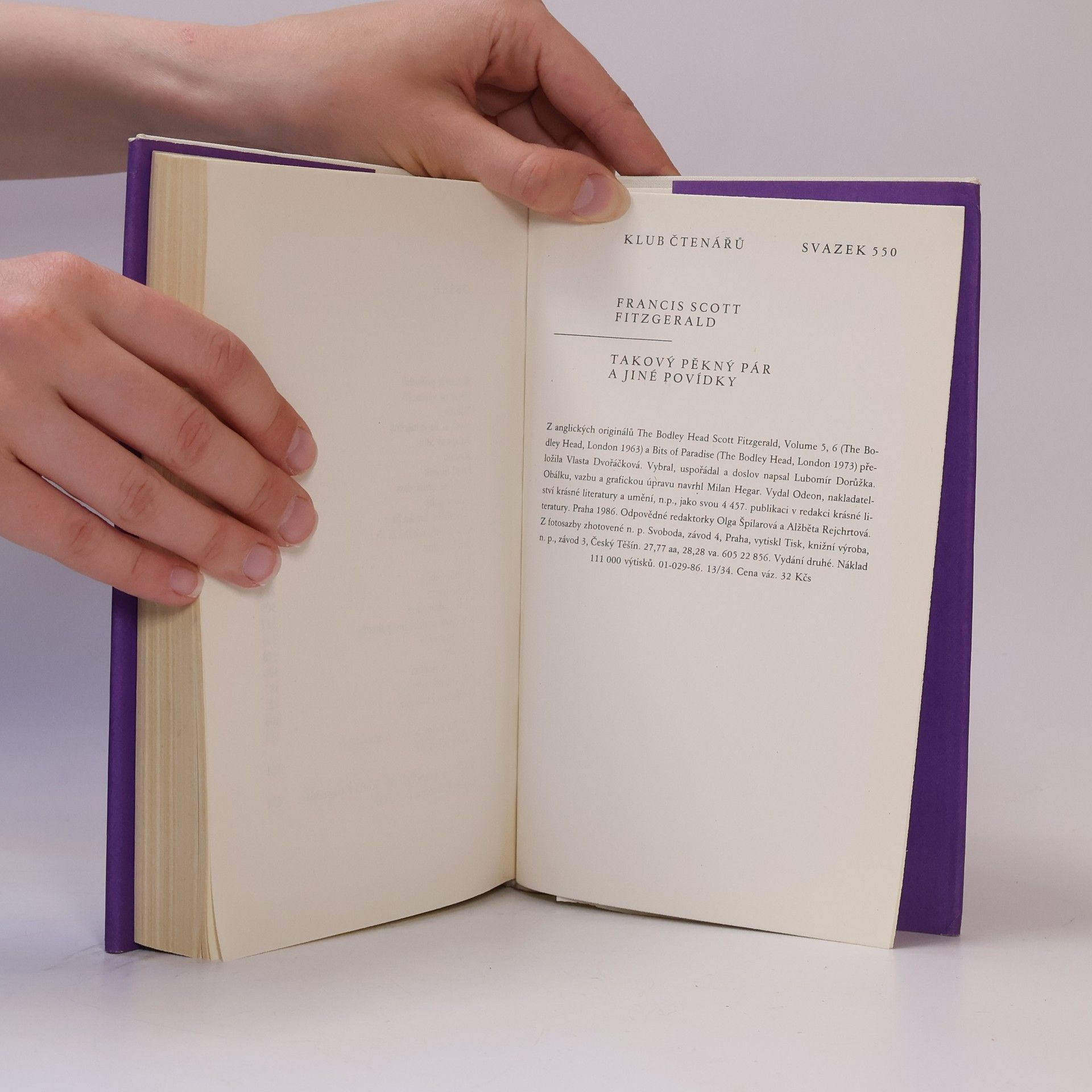 F. Scott Fitzgerald Takový pěkný pár a jiné povídky