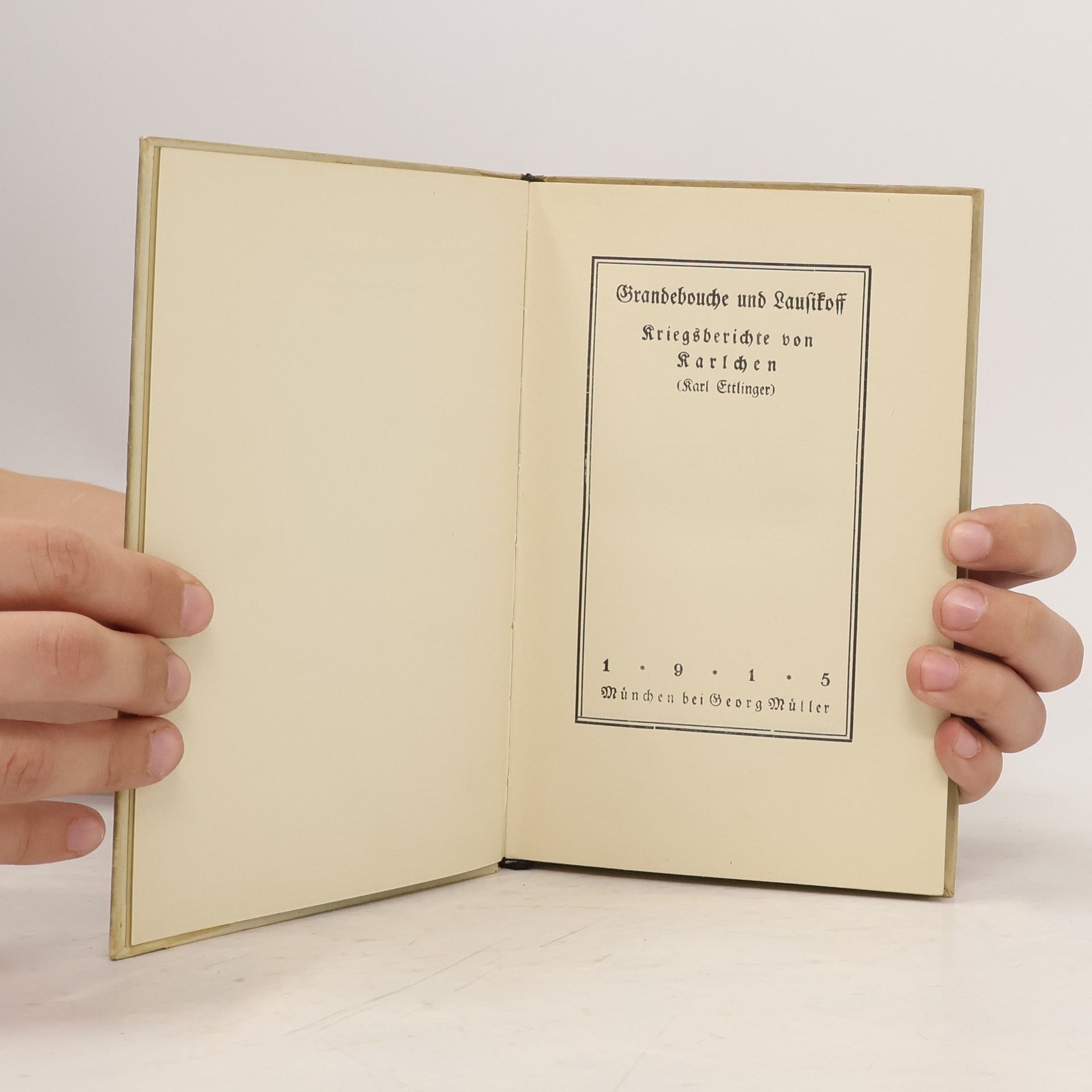 Karl Ettlinger Grandebouche und Lausikoff