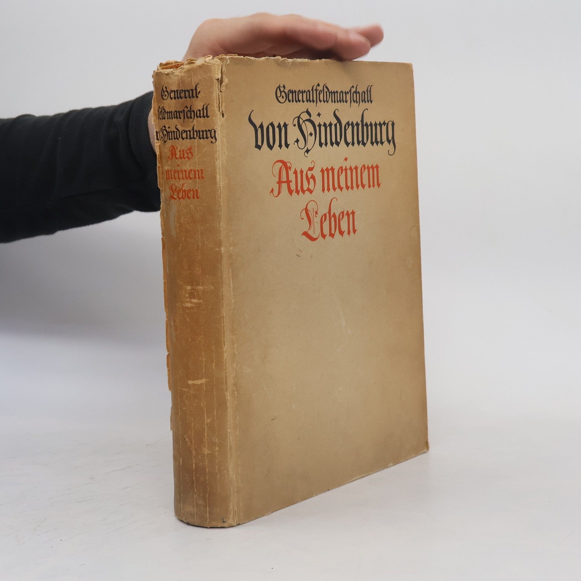 Paul von Hindenburg Aus meinem Leben