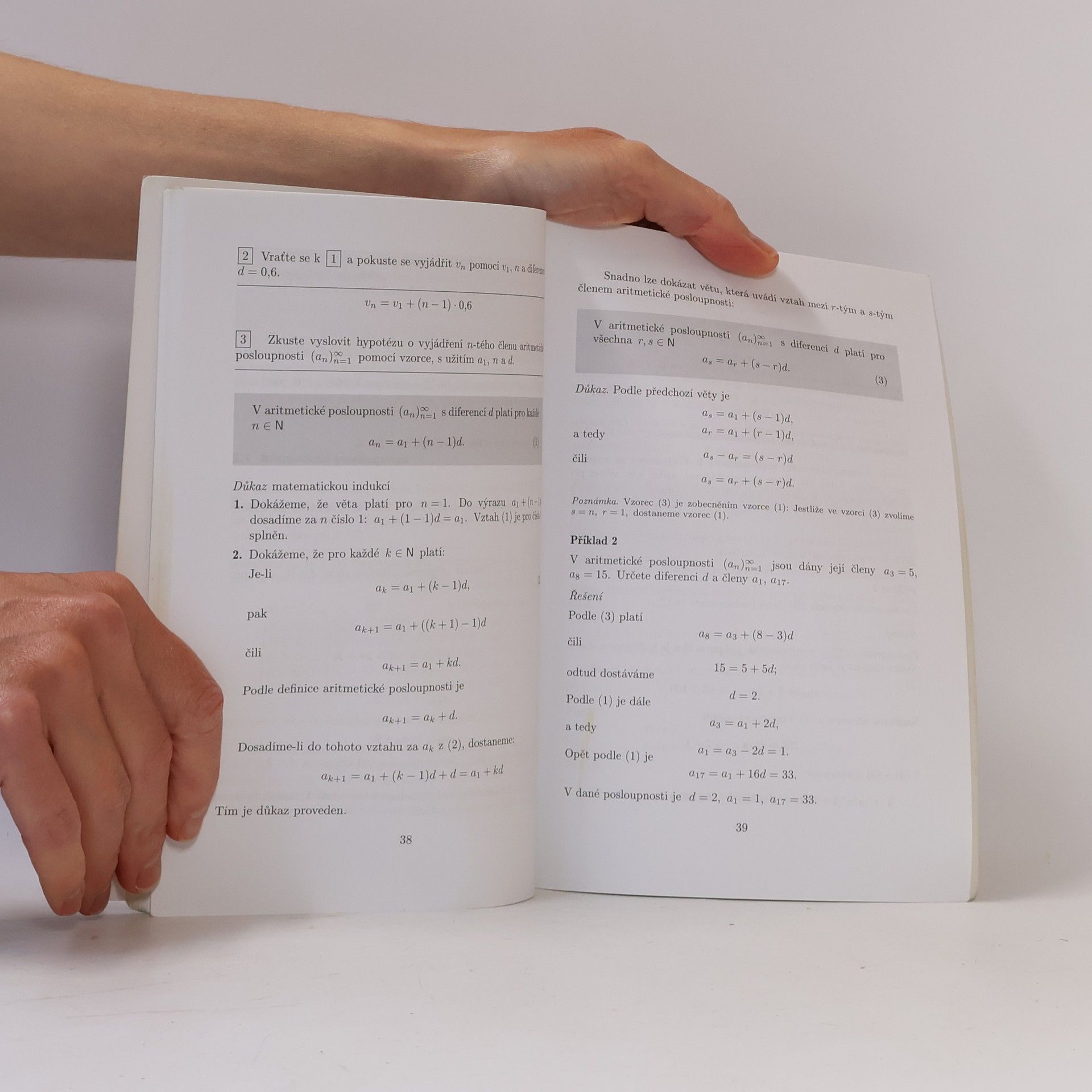 Oldřich Odvárko Matematika pro gymnázia. Posloupnosti a řady