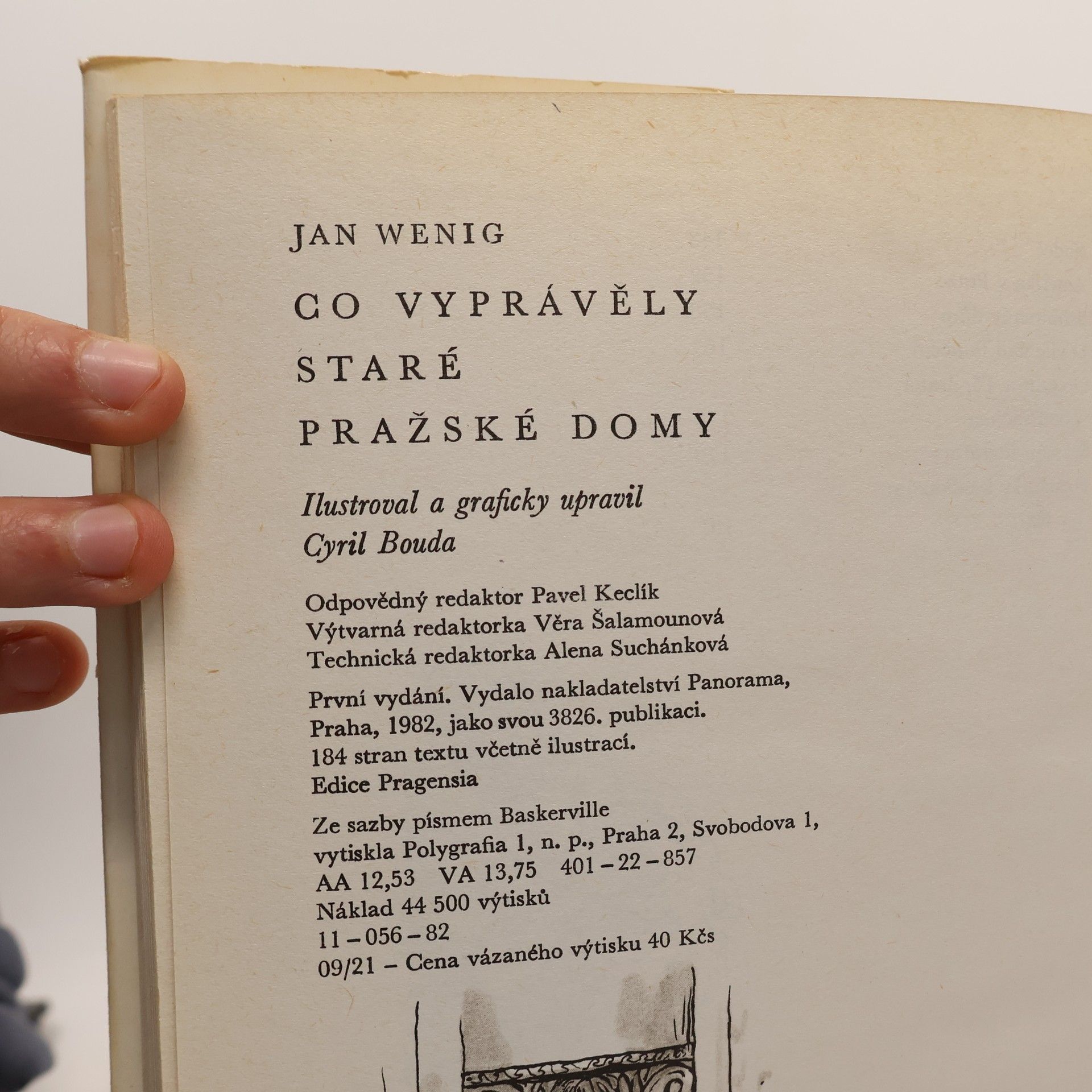 Jan Wenig Co vyprávěly staré pražské domy