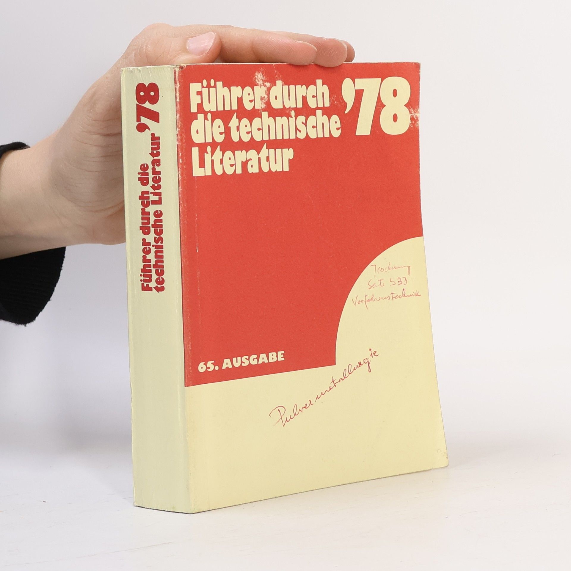 Various authors Führer durch die technische Literatur '78