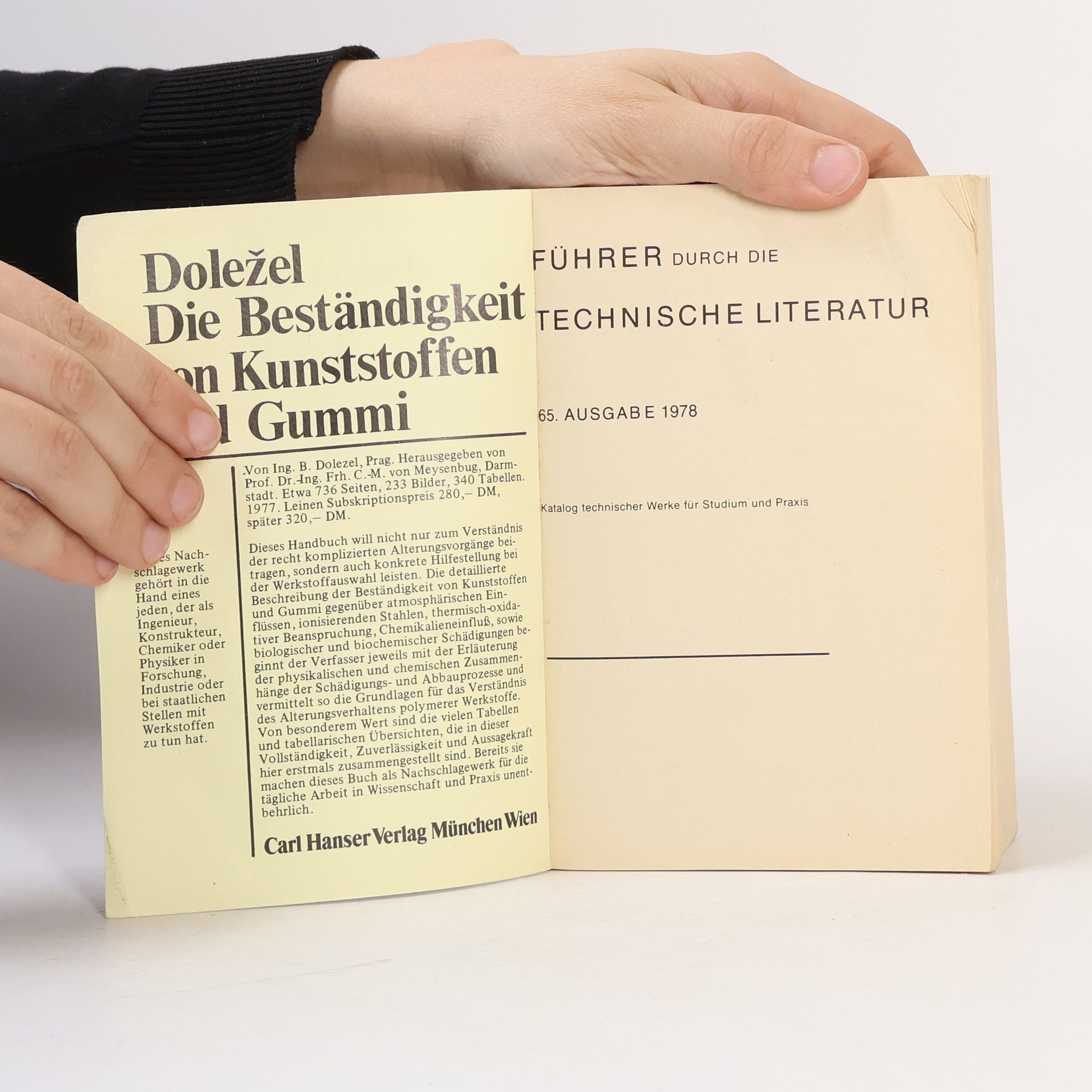 Various authors Führer durch die technische Literatur '78