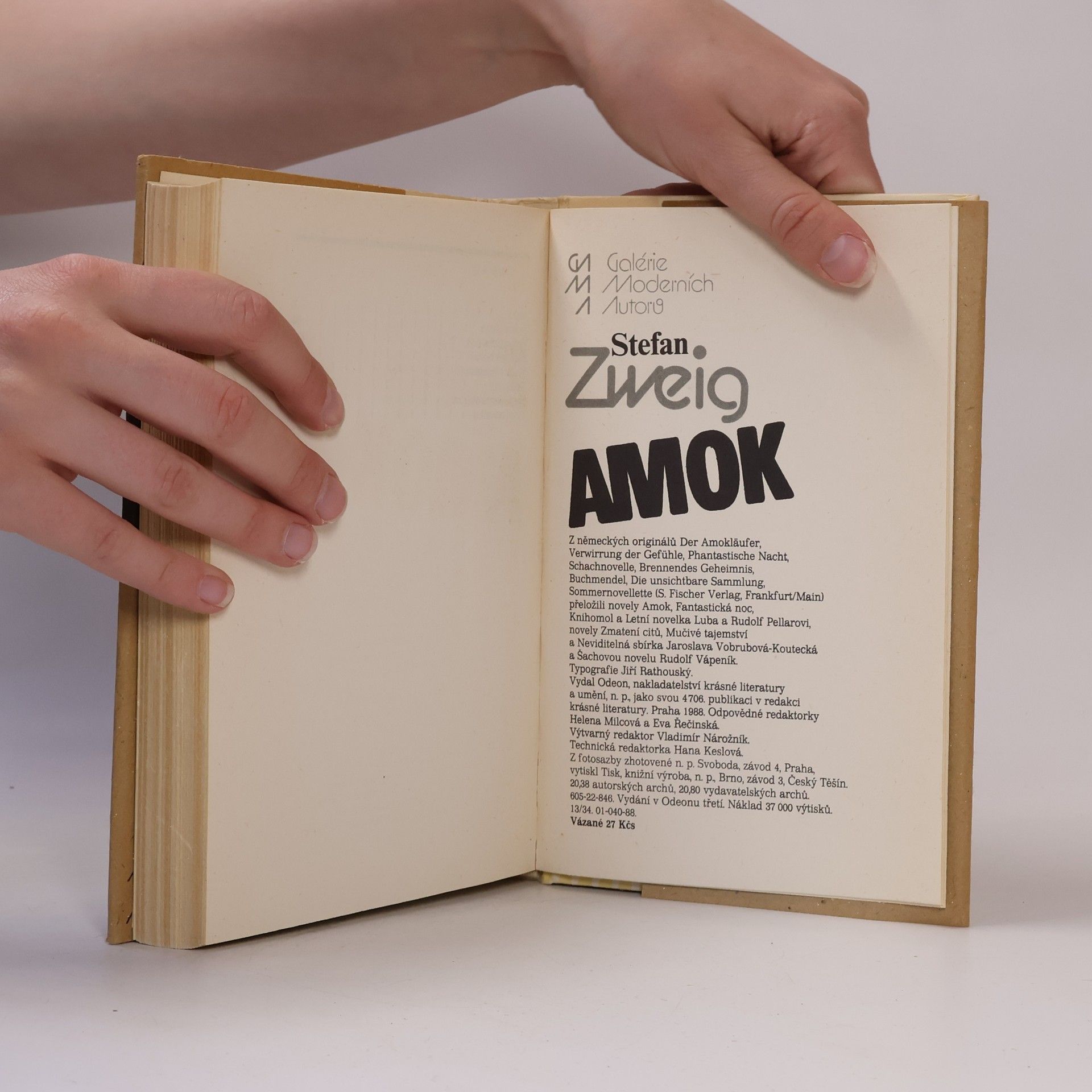 Stefan Zweig Amok