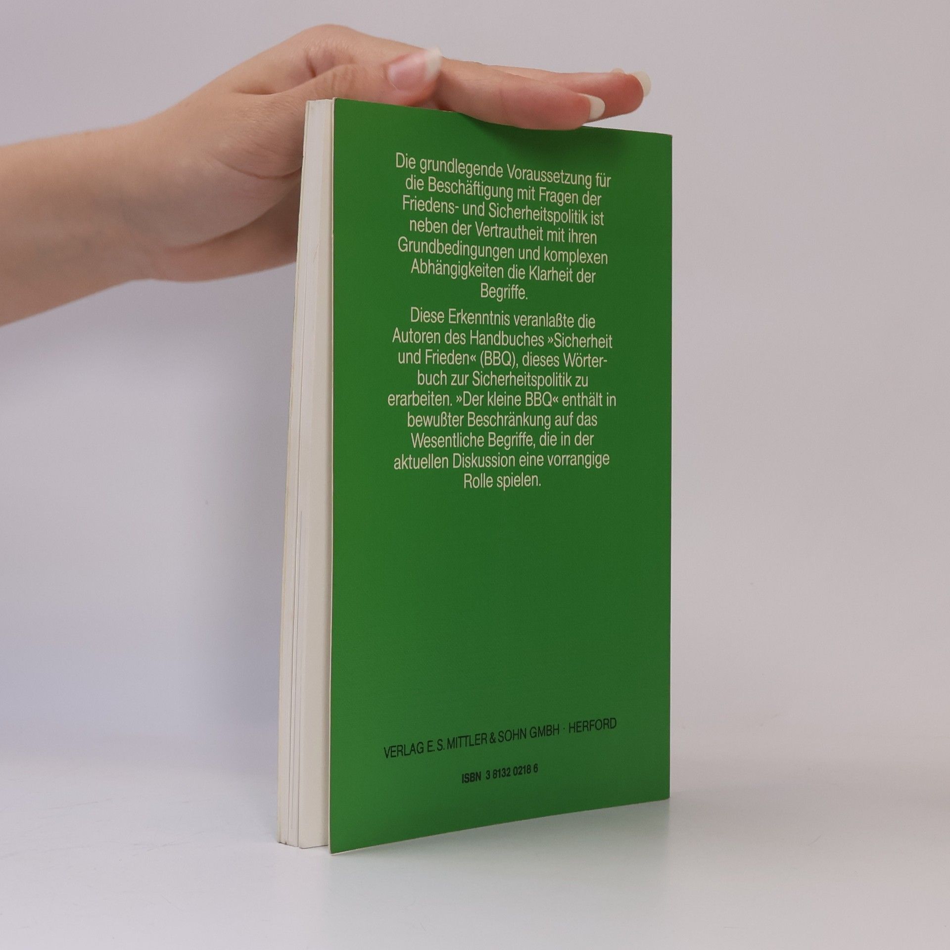 Ortwin Buchbender Wörterbuch zur Sicherheitspolitik