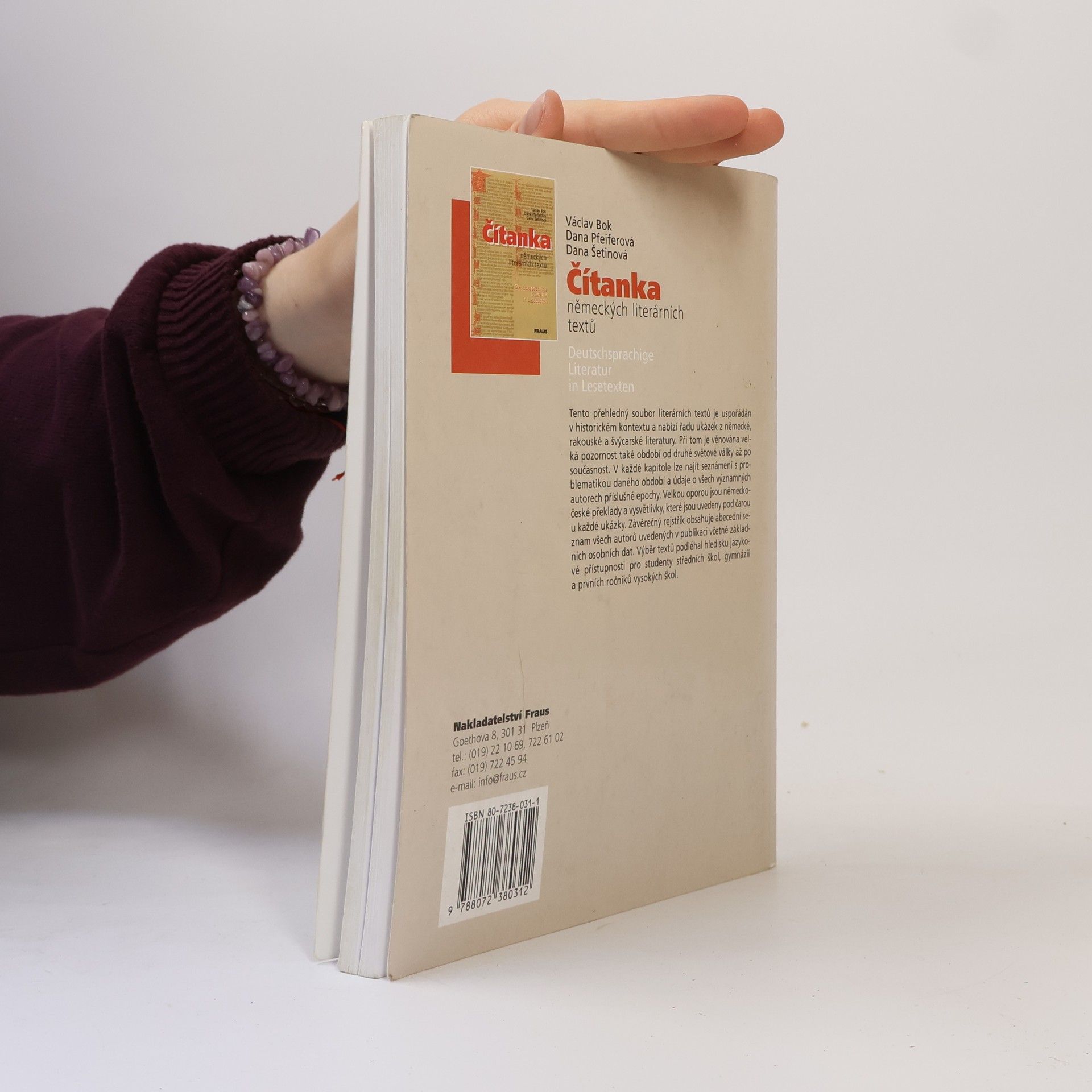Václav Bok Čítanka německých literárních textů. Deutschsprachige Literatur in Lesetexten