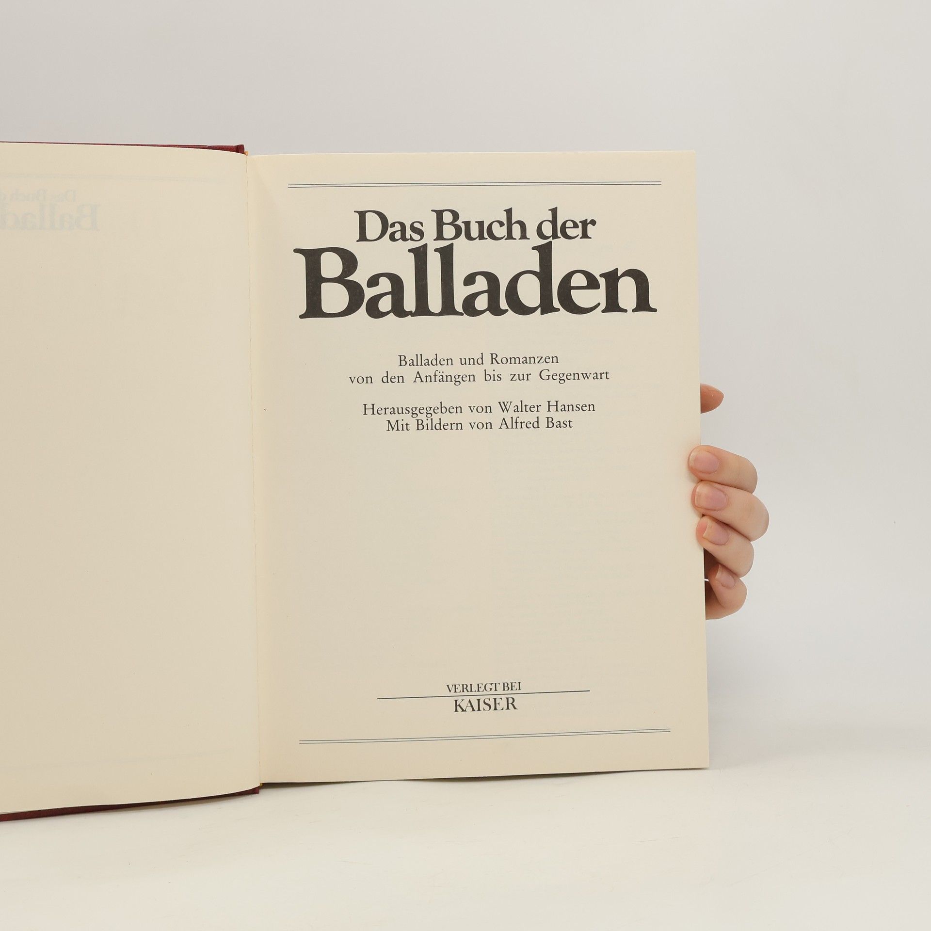 Kolektiv autorů Das Buch der Balladen