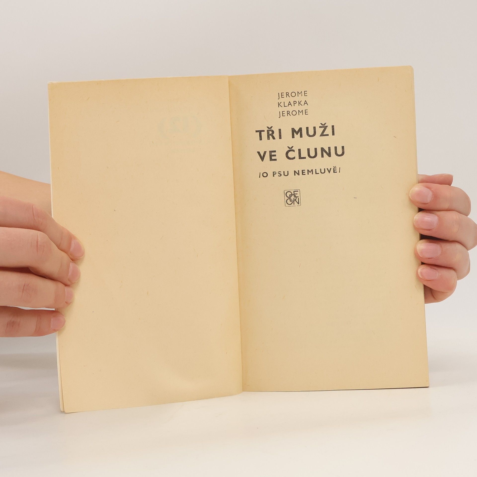 Jerome Klapka Jerome Tři muži ve člunu
