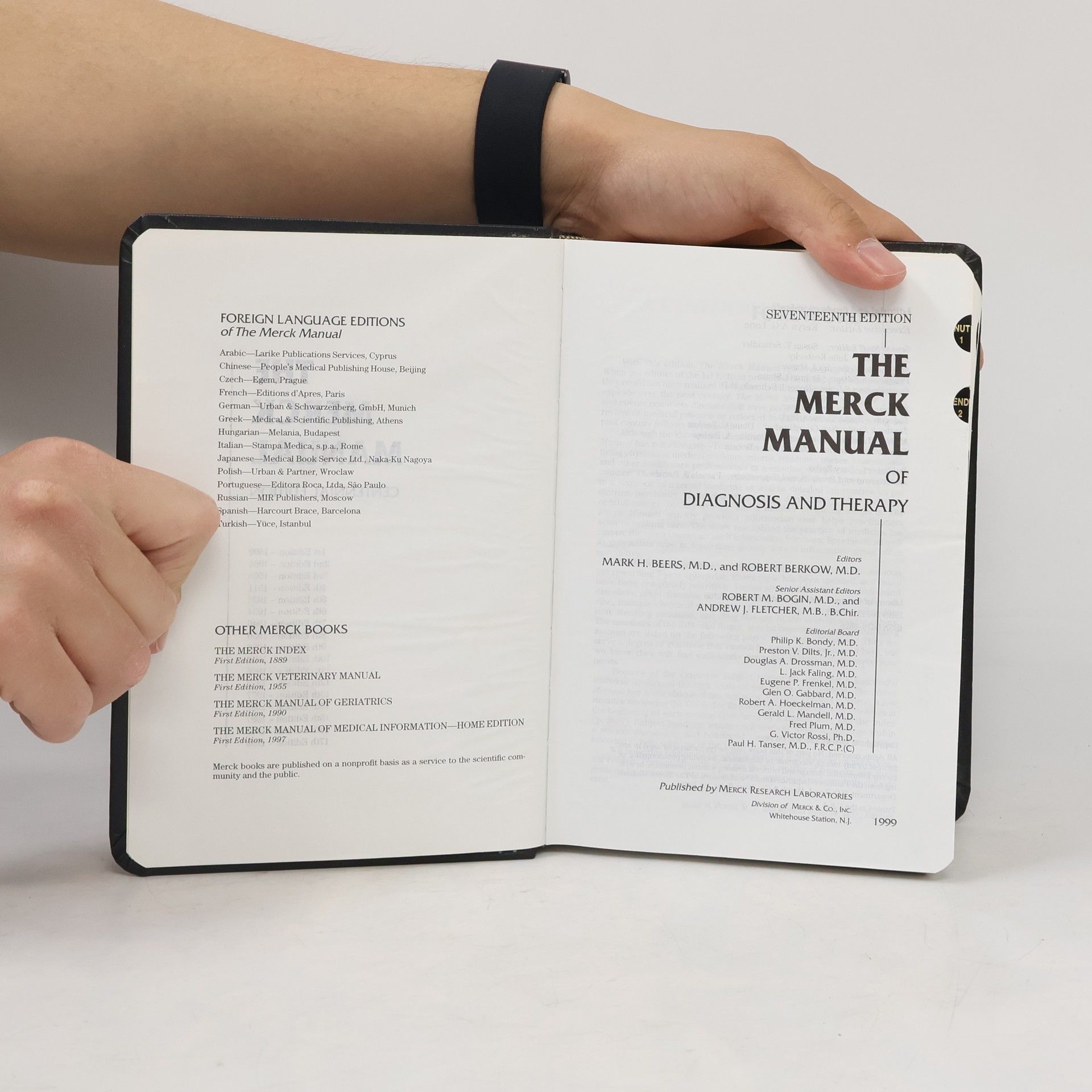 Mark H. Beers The merck manual of diagnosis and therapy