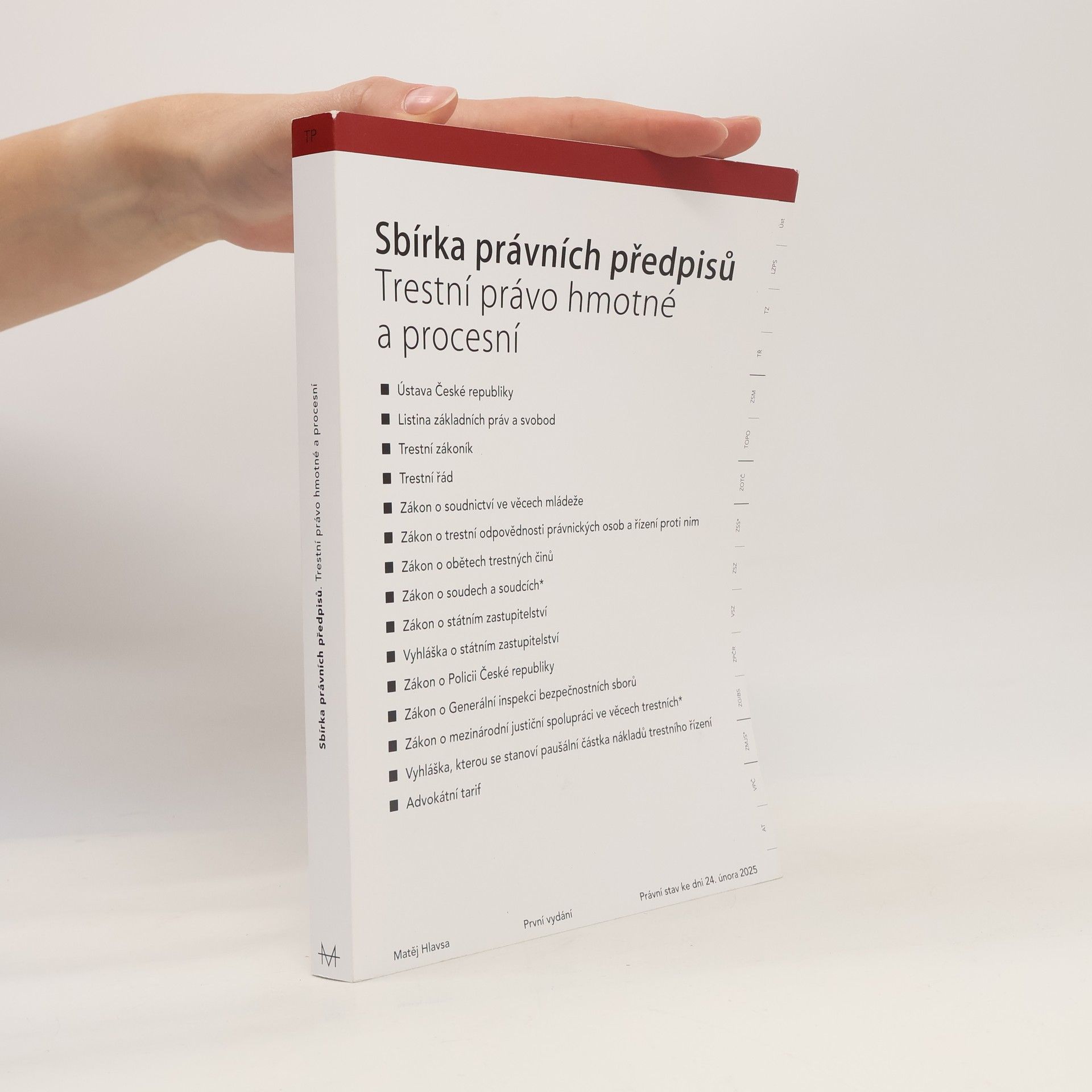 Matěj Hlavsa Sbírka právních předpisů